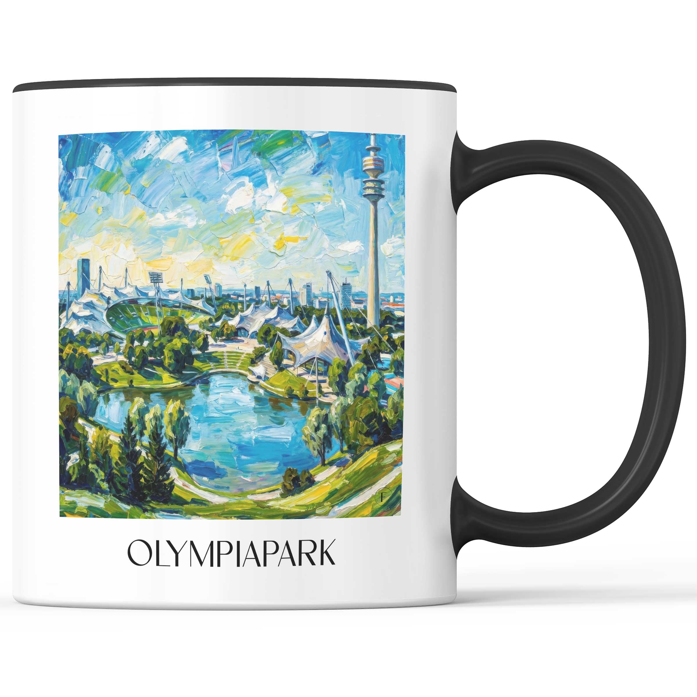 olympiapark-münchen-deutschland-kaffeebecher-oil-painting-oelgemaelde