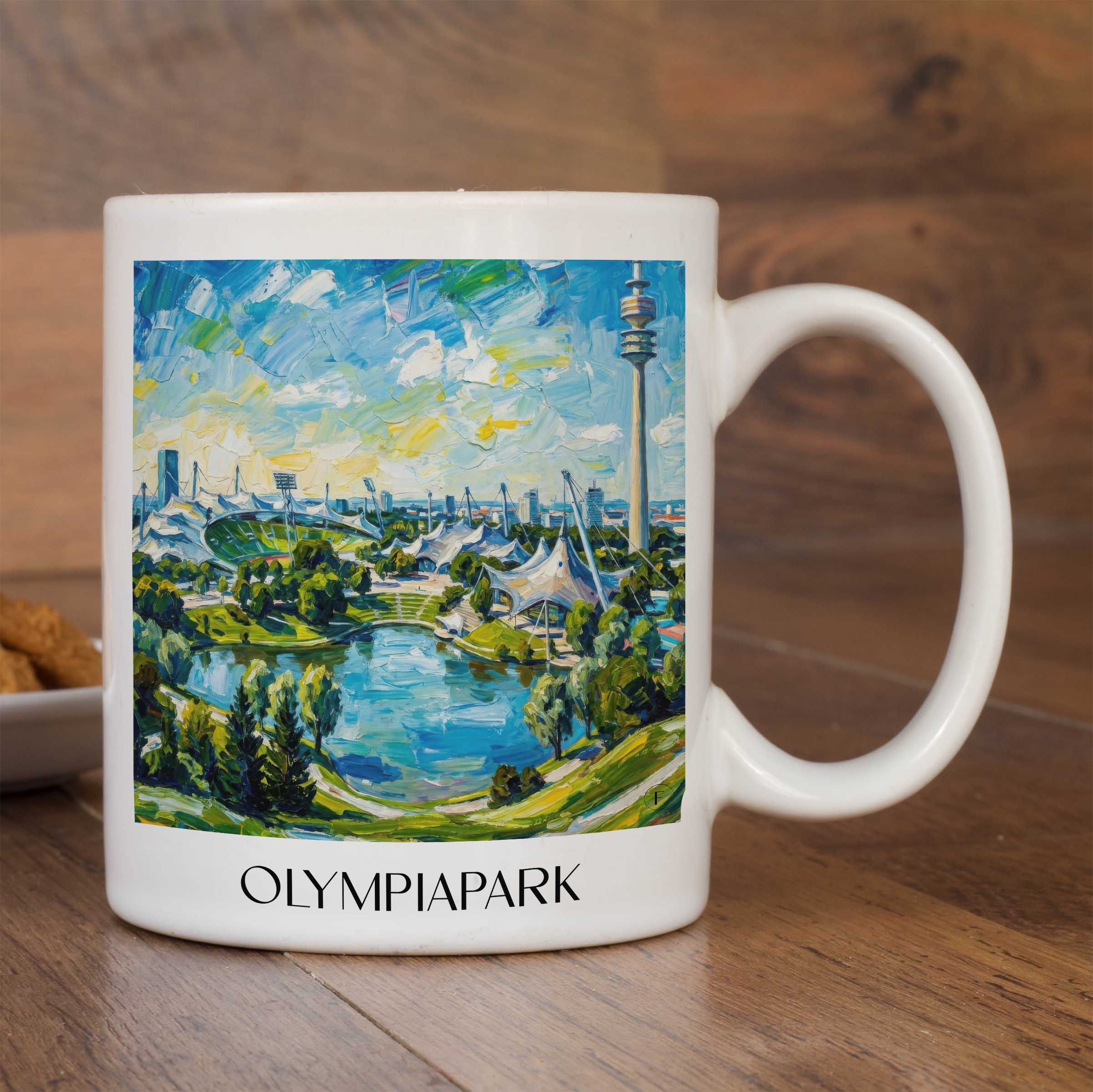 olympiapark-münchen-deutschland-kaffeebecher-oil-painting-oelgemaelde