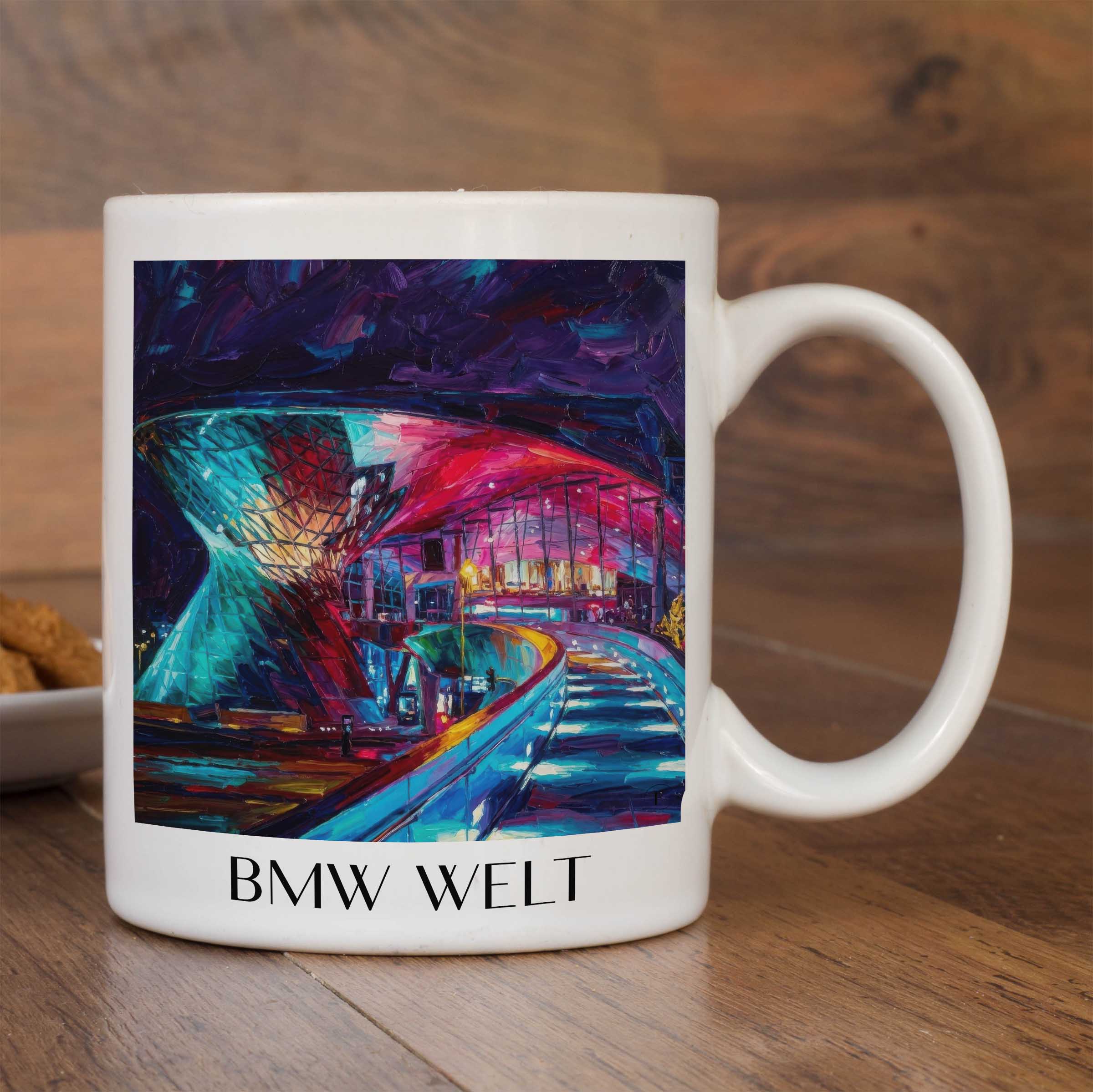 bmw-welt-münchen-deutschland-kaffeebecher-oil-painting-oelgemaelde