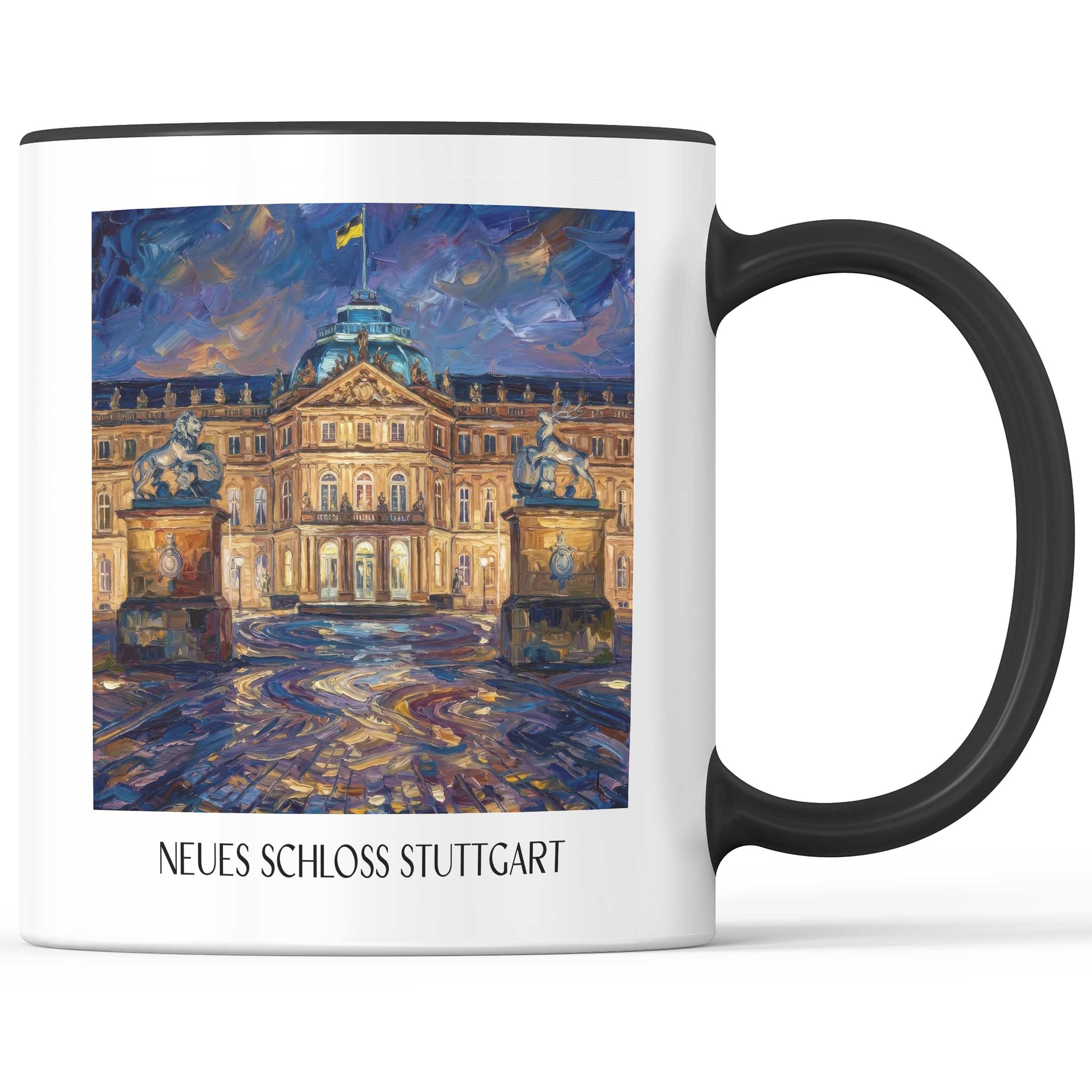 neues-schloss-stuttgart-deutschland-kaffeebecher-oil-painting-oelgemaelde