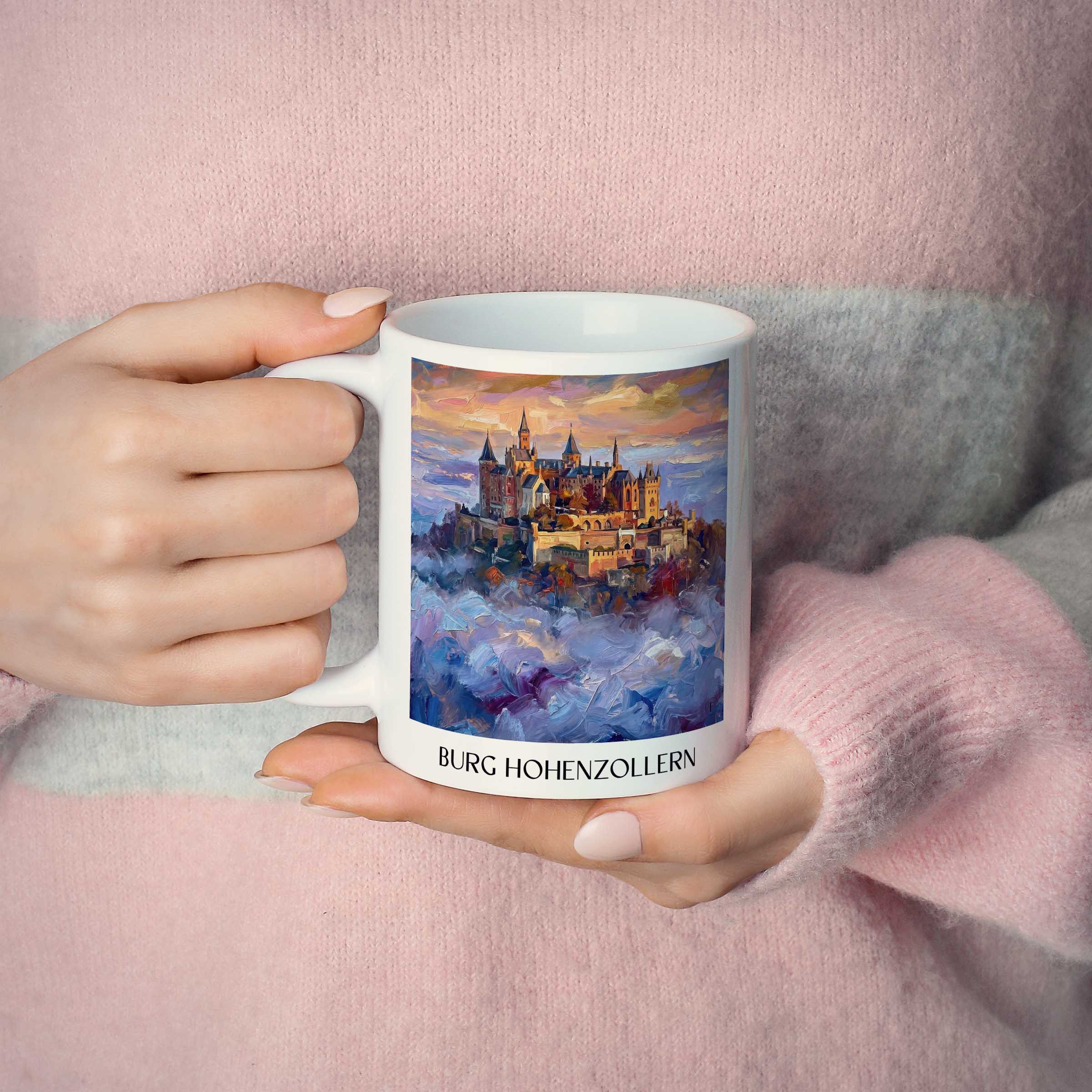 burg-hohenzollern-schwäbische-alb-deutschland-kaffeebecher-oil-painting-oelgemaelde