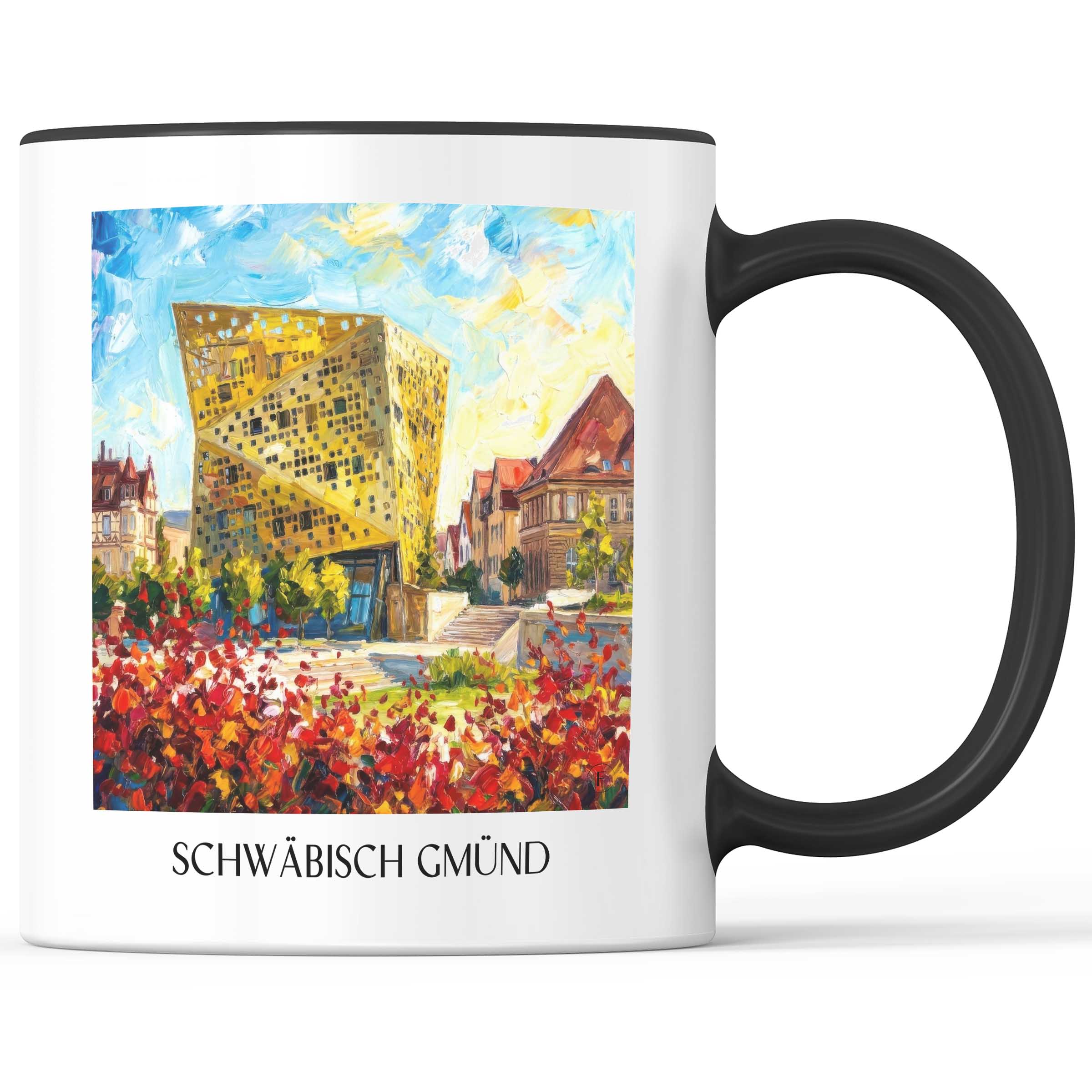 schwäbisch-gmünd-deutschland-kaffeebecher-oil-painting-oelgemaelde
