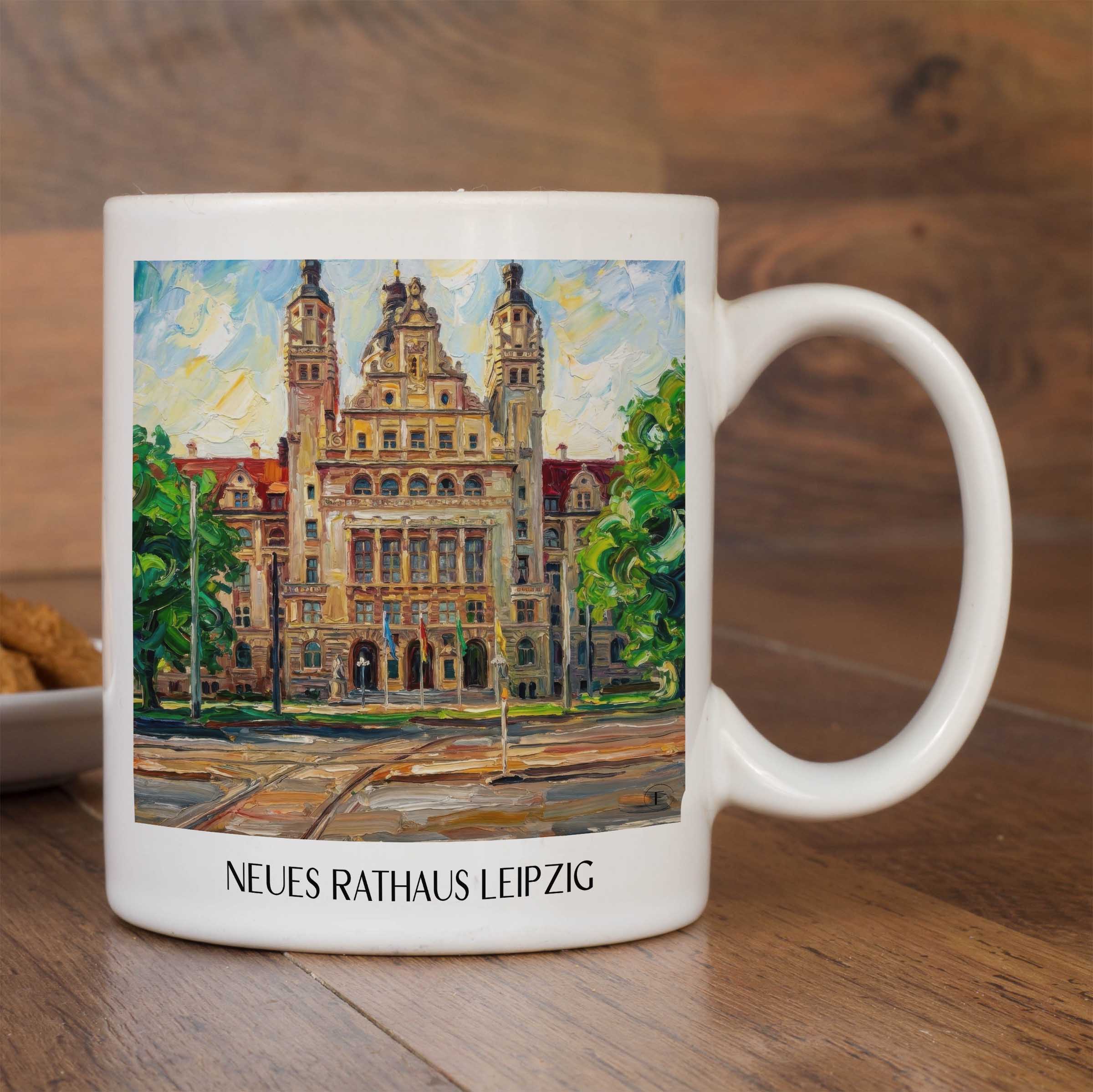 neues-rathaus-leipzig-deutschland-kaffeebecher-oil-painting-oelgemaelde