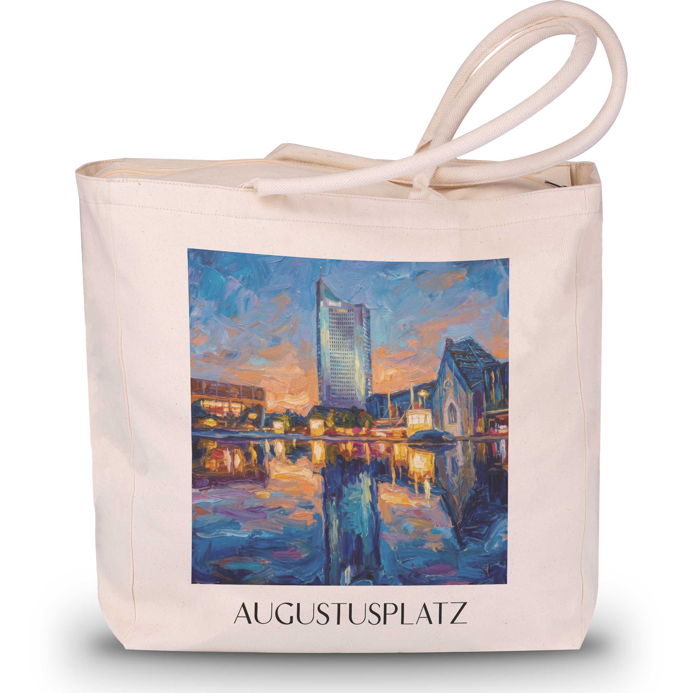augustusplatz-leipzig-deutschland-einkaufstasche-oil-painting-oelgemaelde