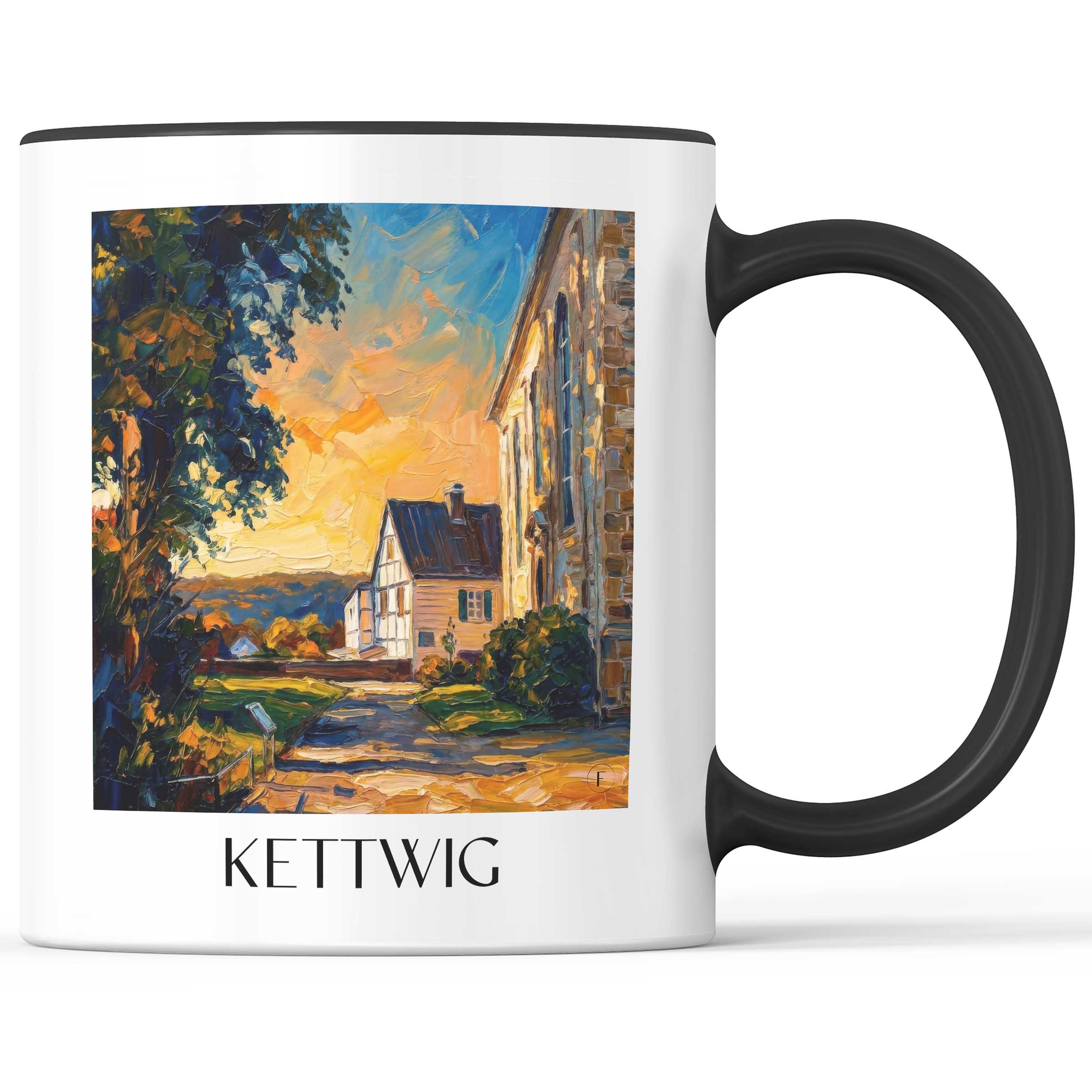 kettwig-essen-deutschland-kaffeebecher-oil-painting-oelgemaelde