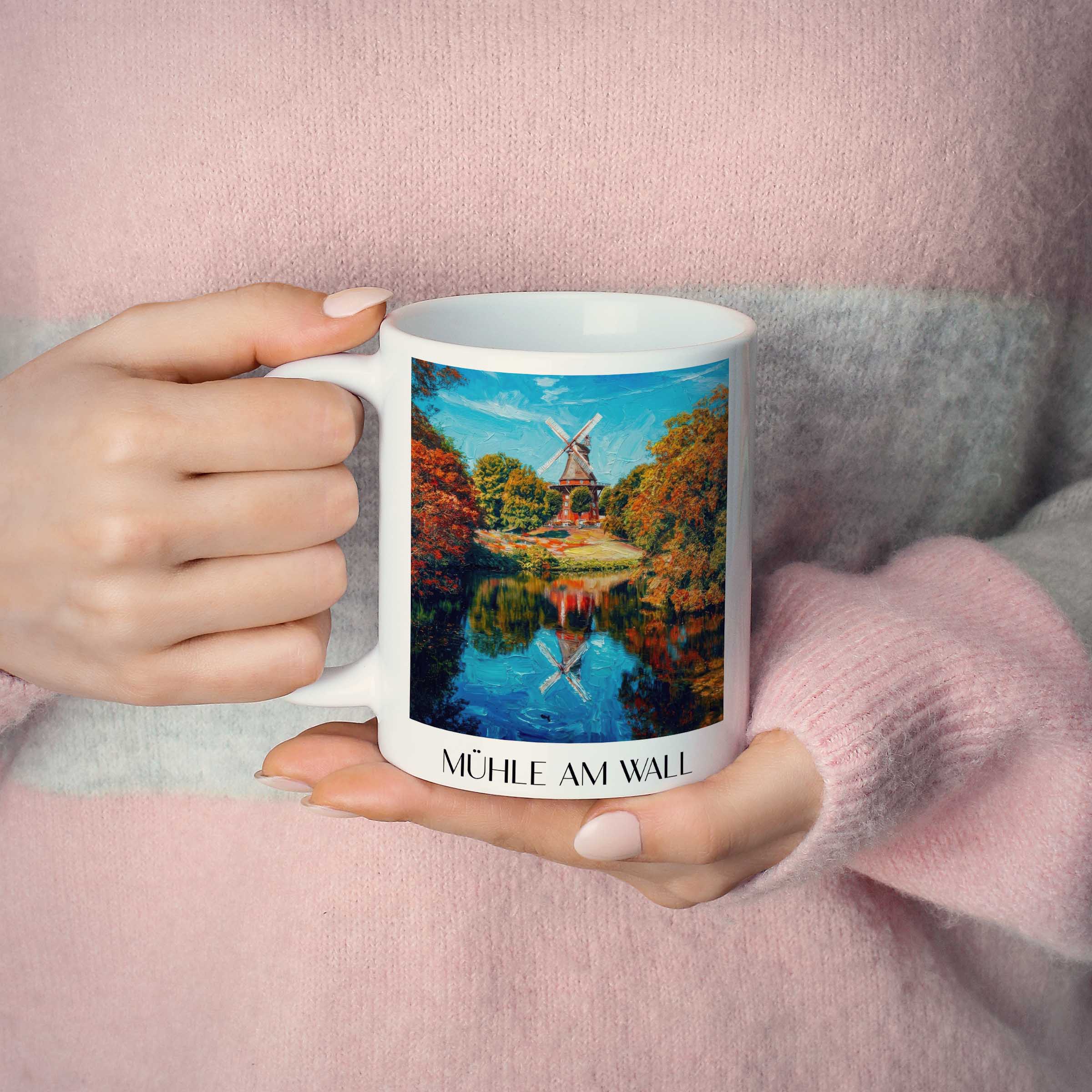 mühle-am-wall-bremen-deutschland-kaffeebecher-oil-painting-oelgemaelde