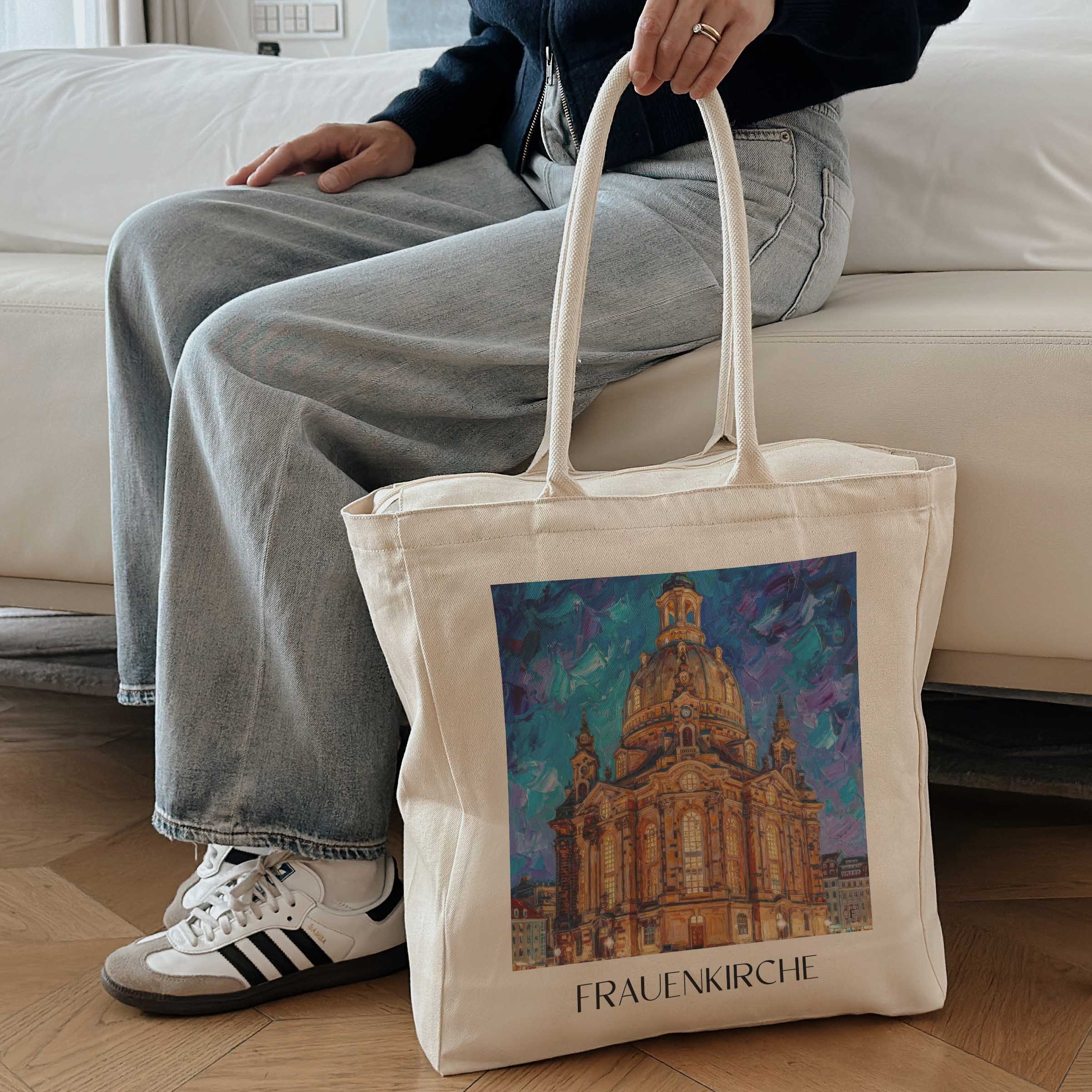 frauenkirche-dresden-deutschland-einkaufstasche-oil-painting-oelgemaelde