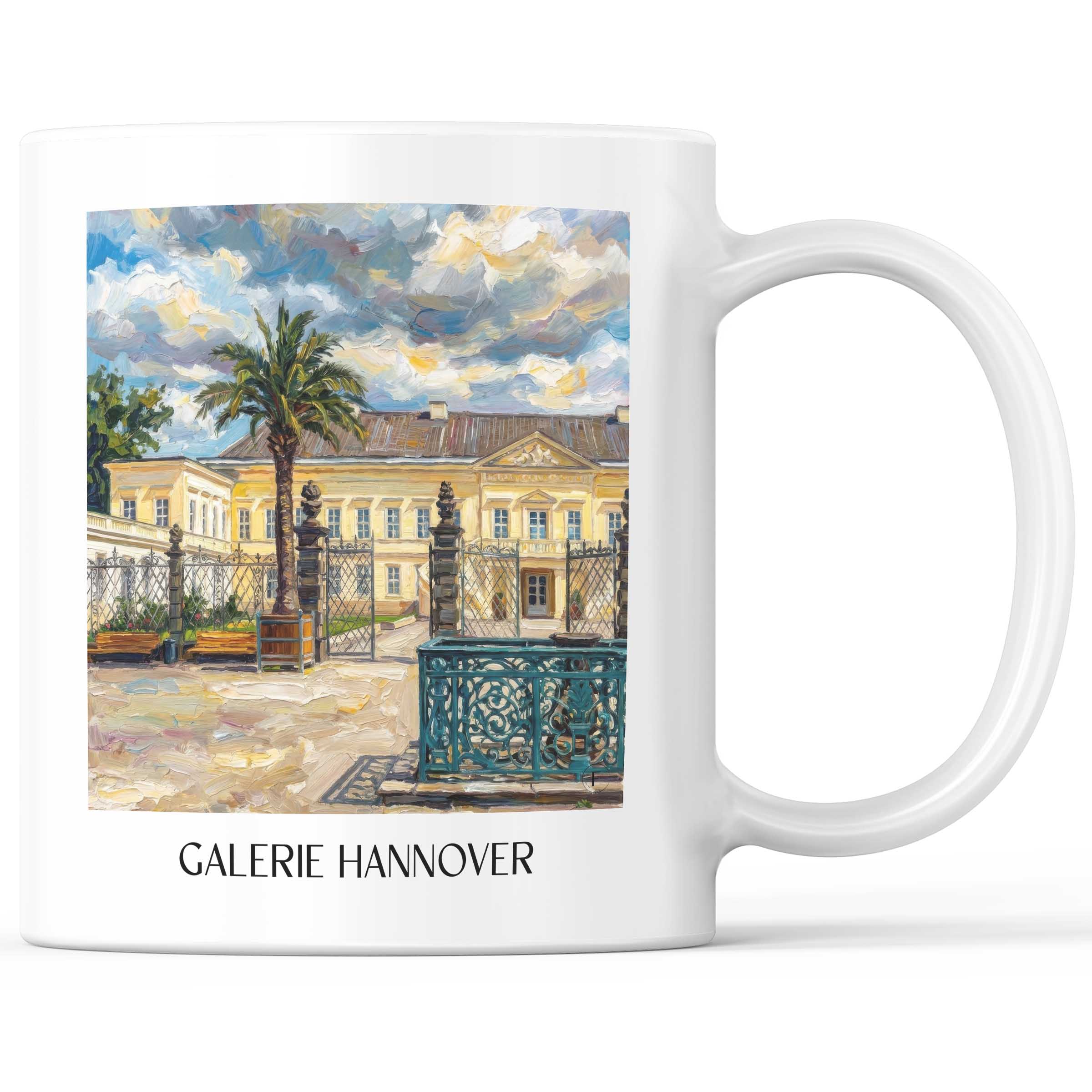 Galerie Kaffeebecher - Hannover - Deutschland Becher - Kaffeetasse im Ölgemälde Stil