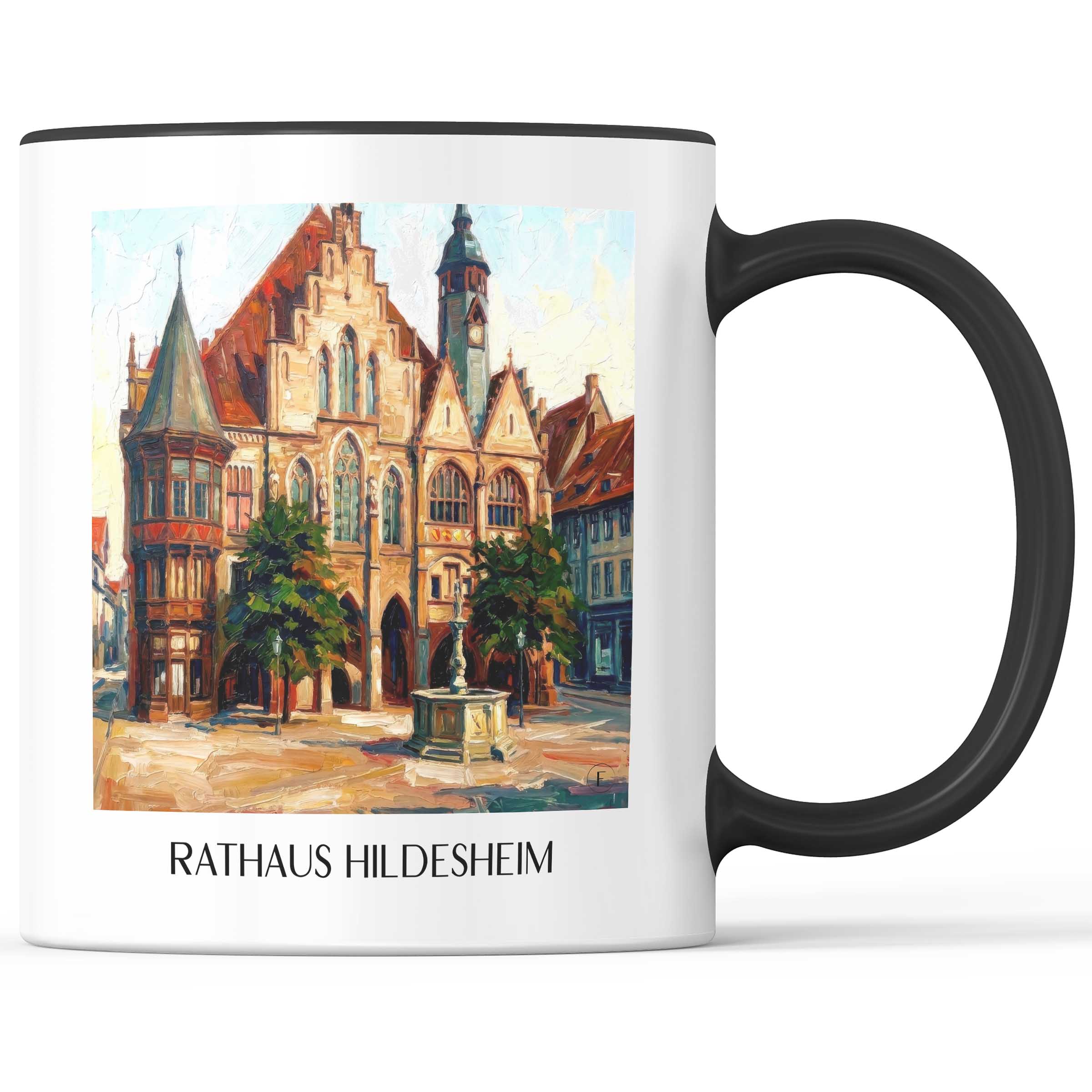 rathaus--hildesheim-deutschland-kaffeebecher-oil-painting-oelgemaelde