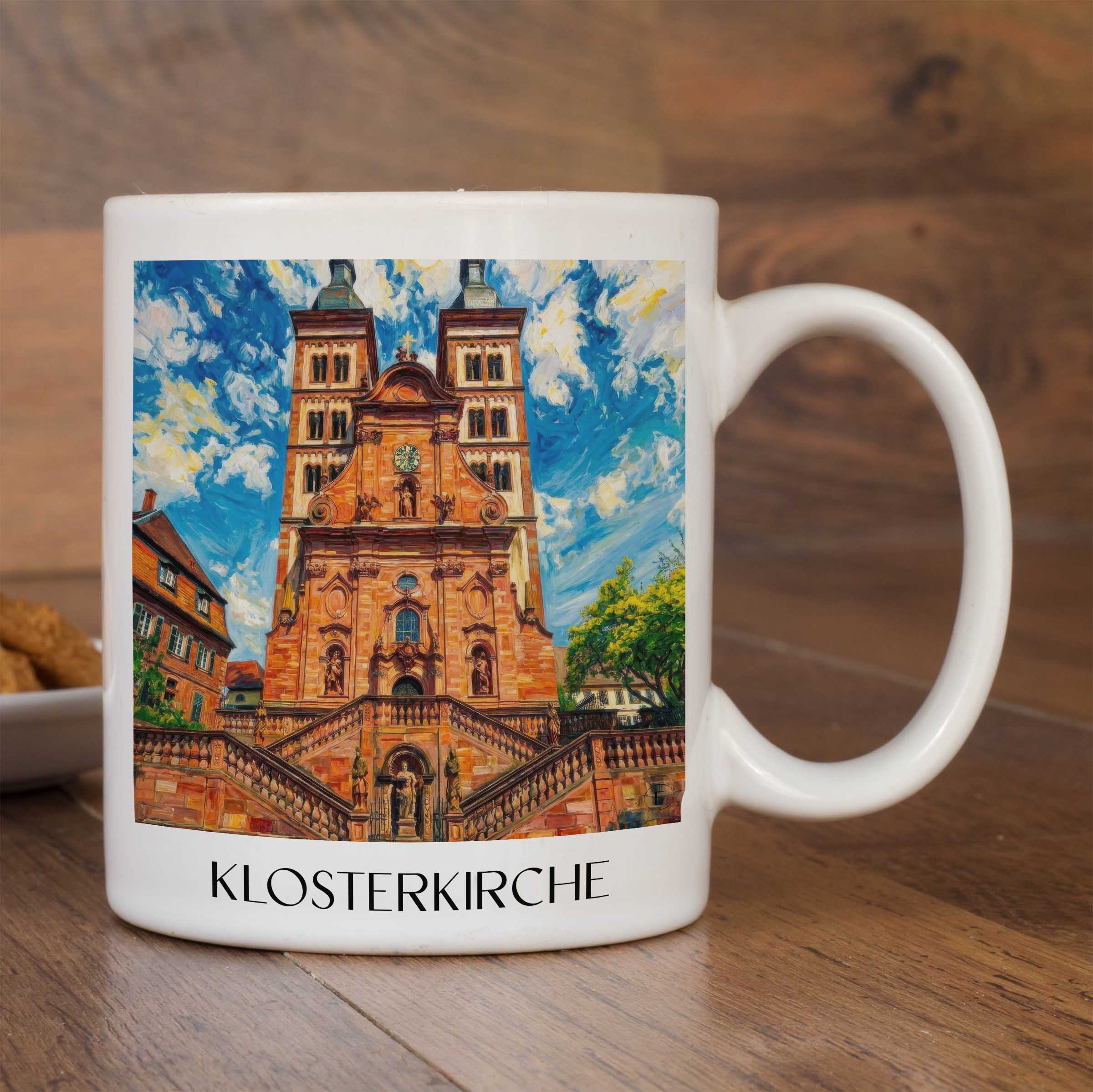 klosterkirche--amorbach-deutschland-kaffeebecher-oil-painting-oelgemaelde