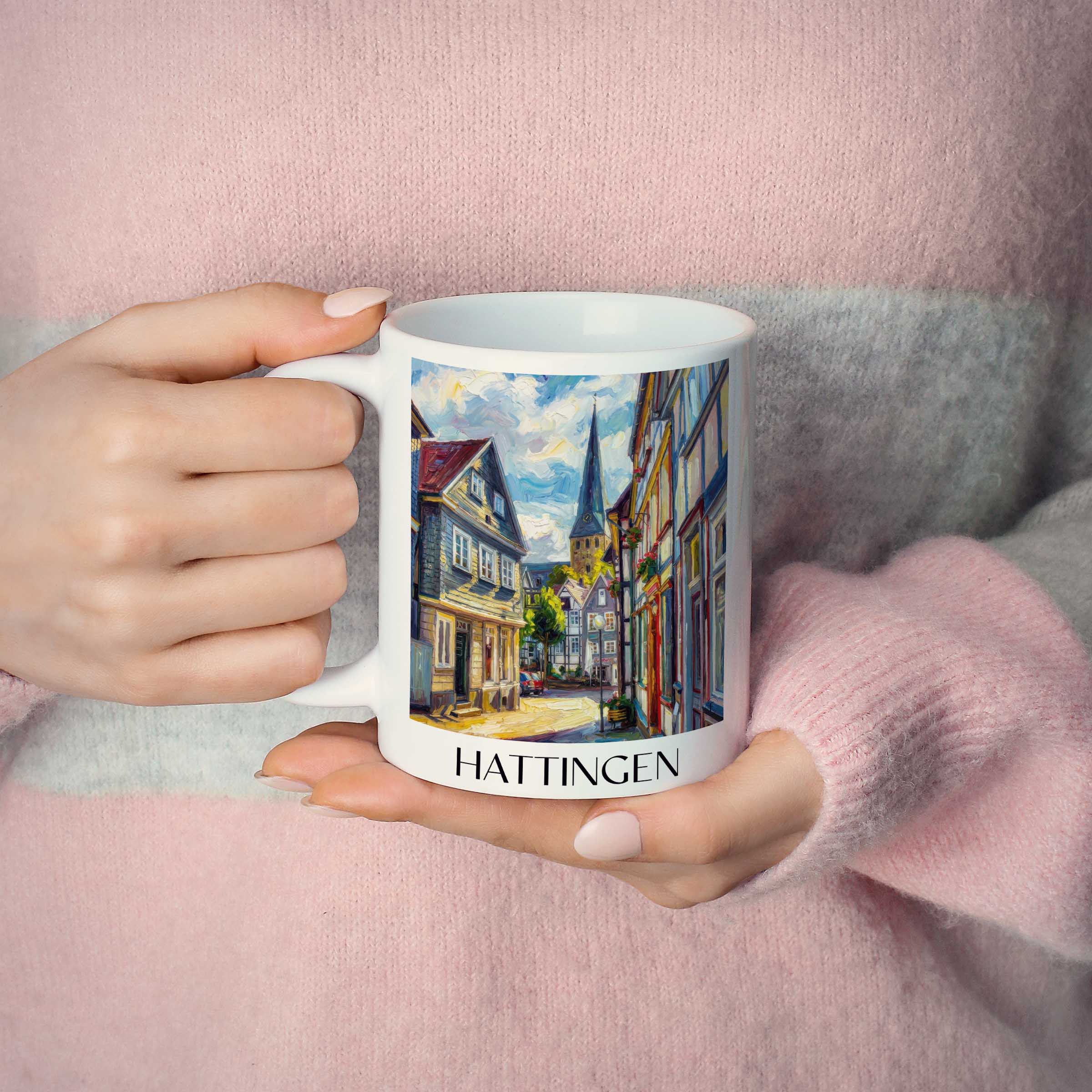 hattingen-deutschland-kaffeebecher-oil-painting-oelgemaelde