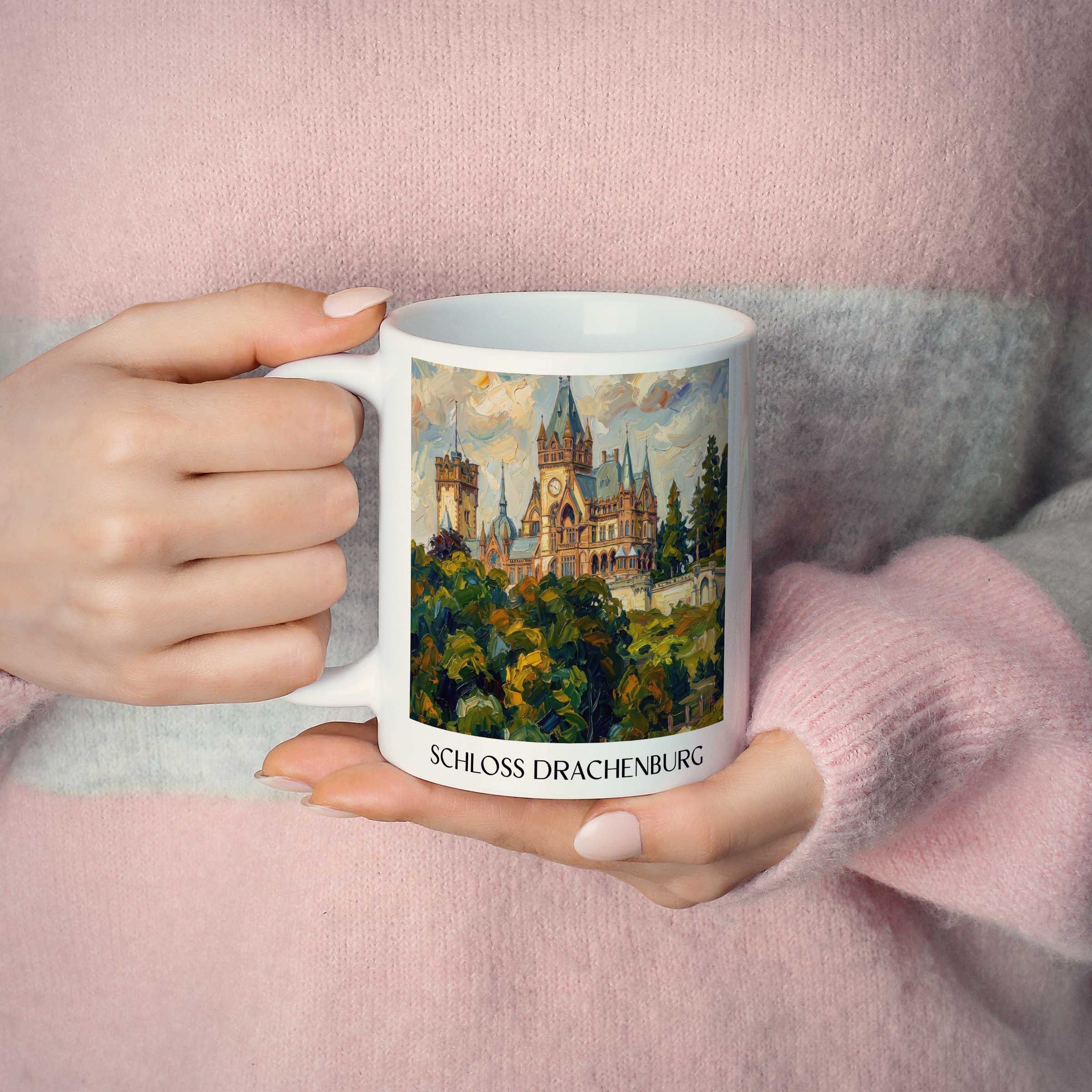 schloss-drachenburg-königswinter-deutschland-kaffeebecher-oil-painting-oelgemaelde