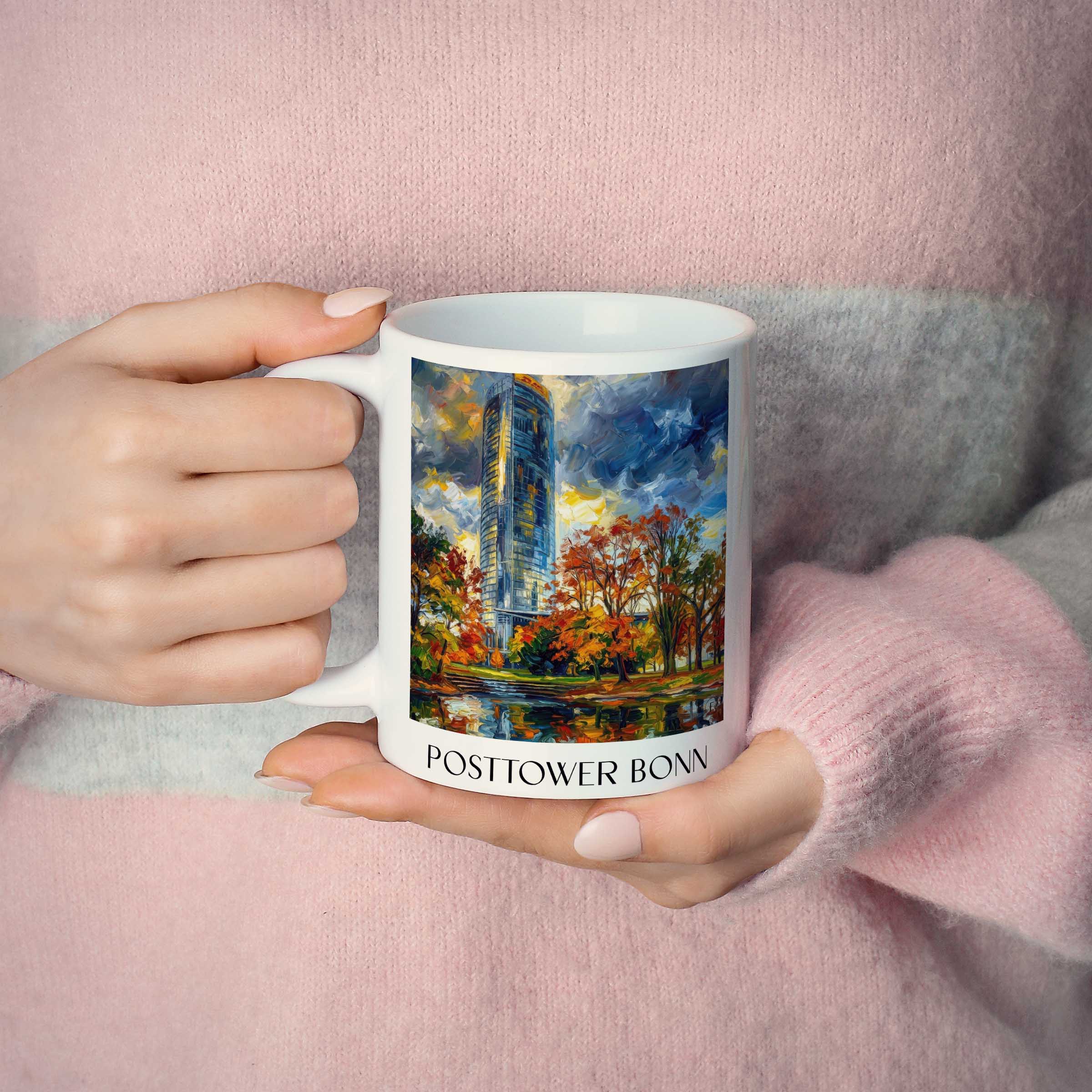 posttower-bonn-deutschland-kaffeebecher-oil-painting-oelgemaelde