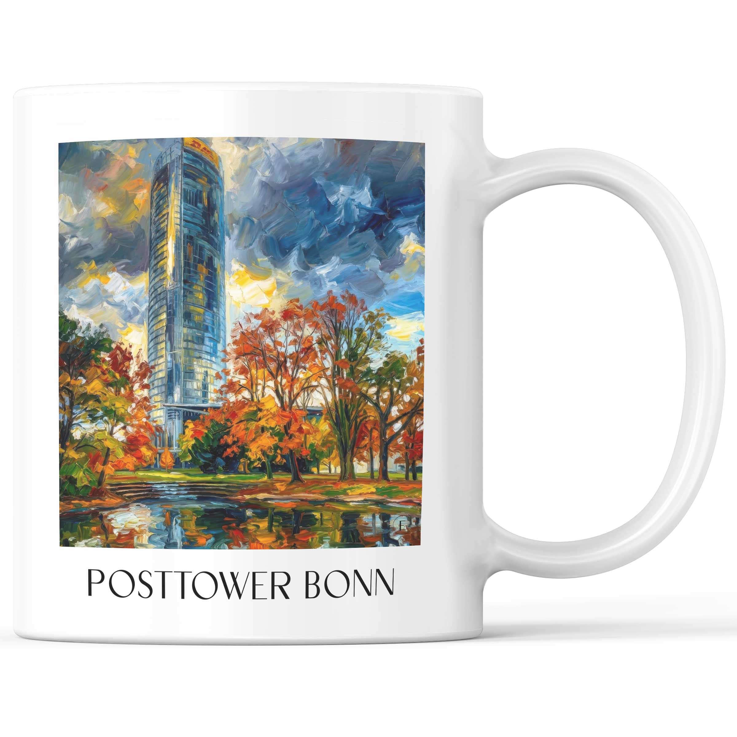 posttower-bonn-deutschland-kaffeebecher-oil-painting-oelgemaelde