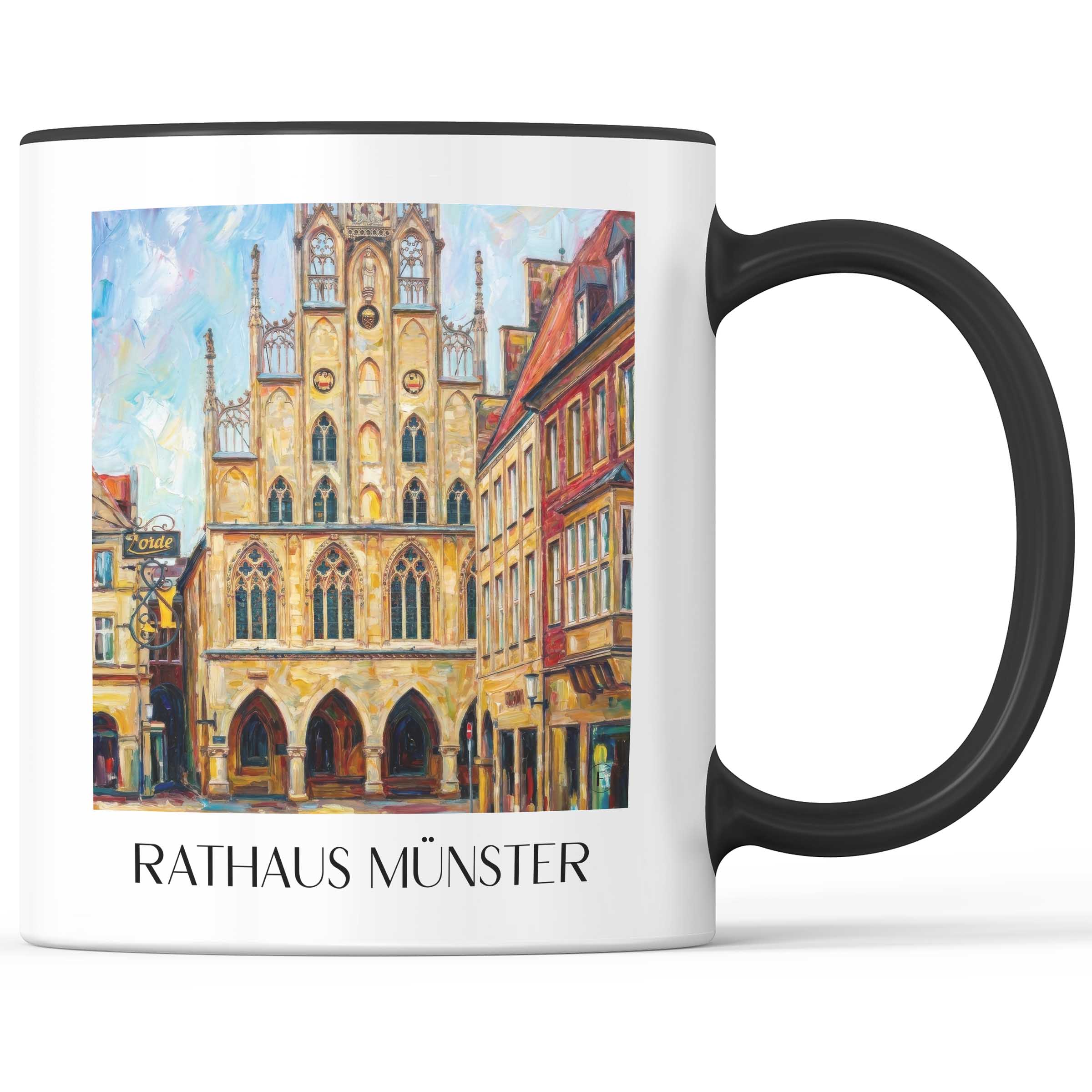 rathaus-münster-deutschland-kaffeebecher-oil-painting-oelgemaelde