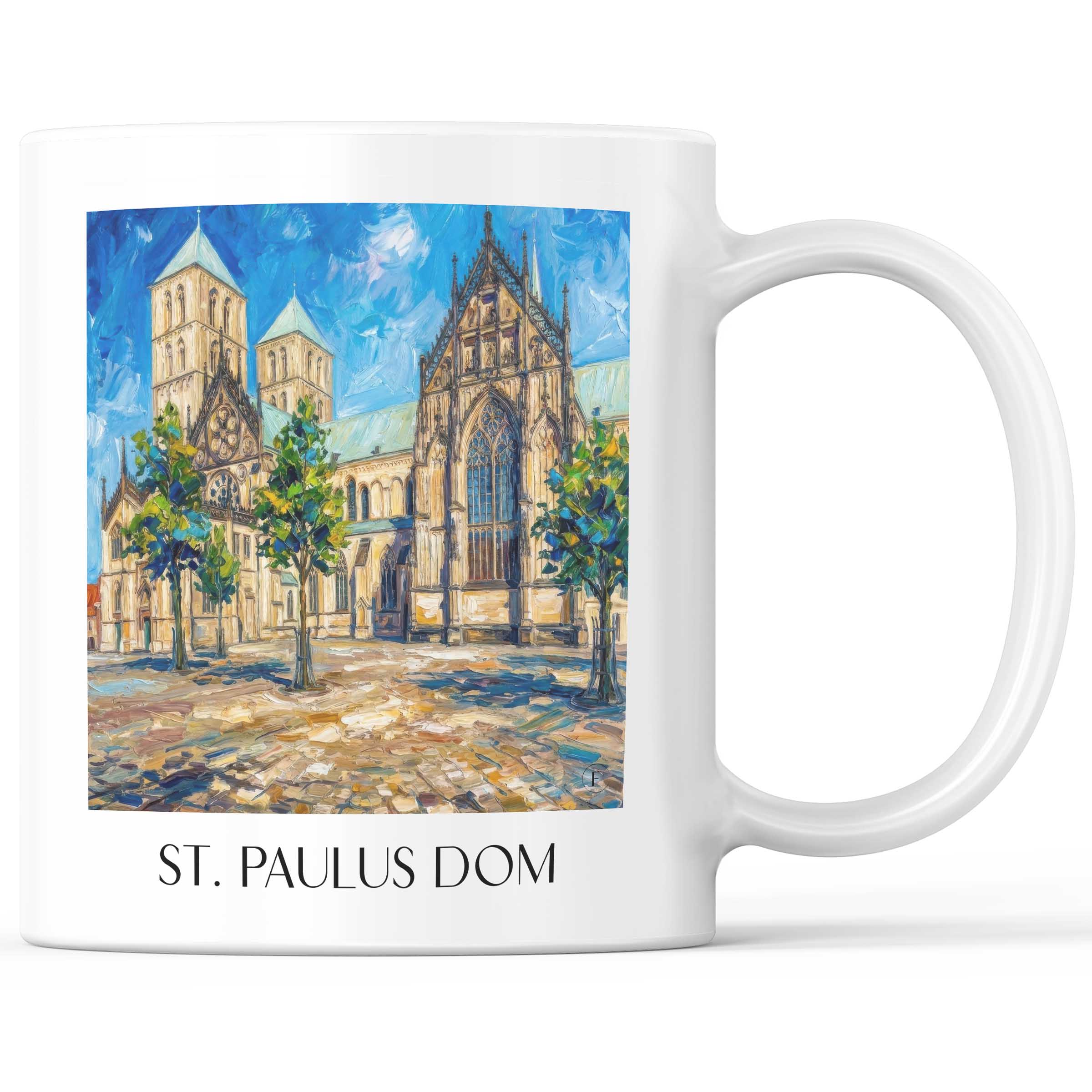 st.-paulus-dom-münster-deutschland-kaffeebecher-oil-painting-oelgemaelde