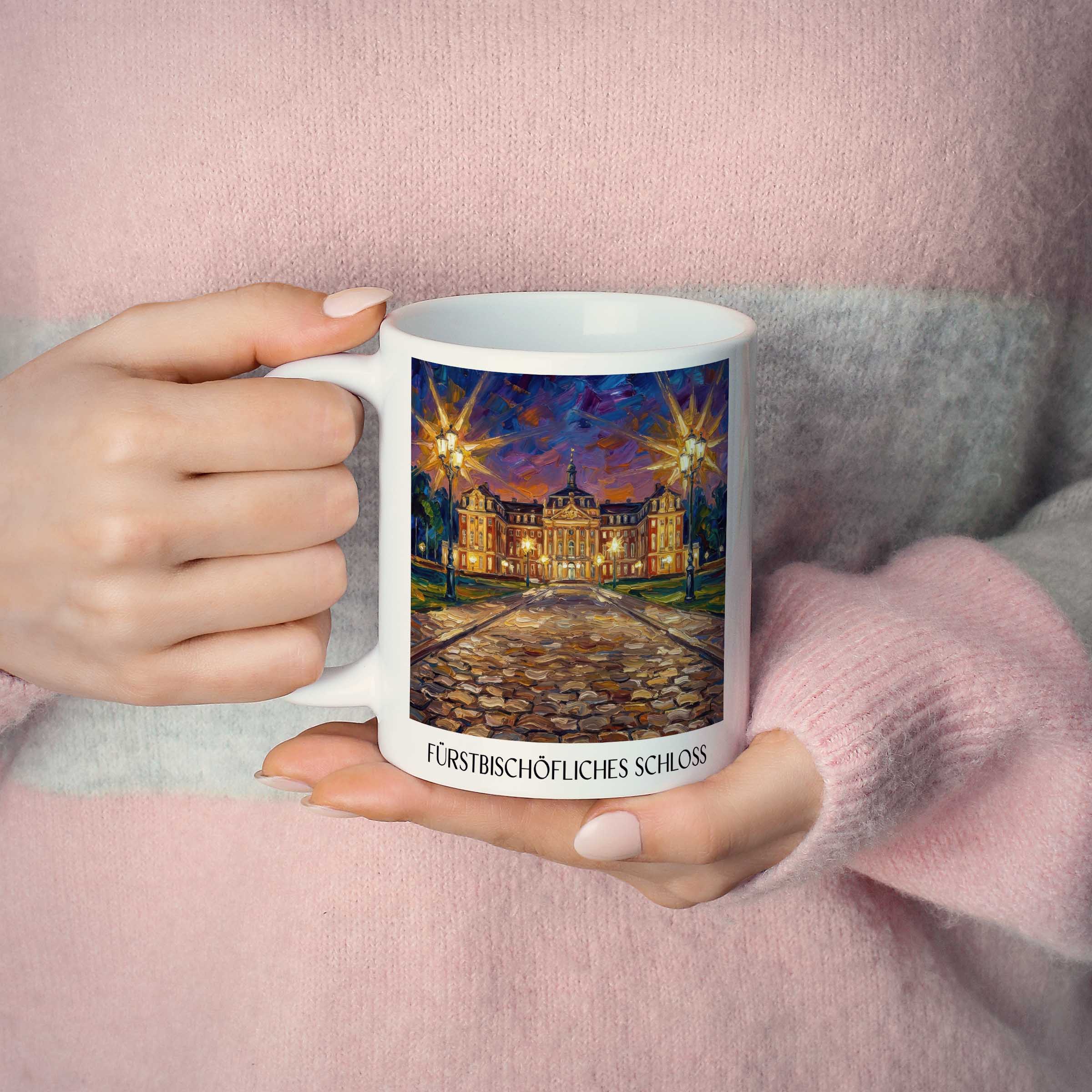 fürstbischöfliches-schloss-münster-deutschland-kaffeebecher-oil-painting-oelgemaelde