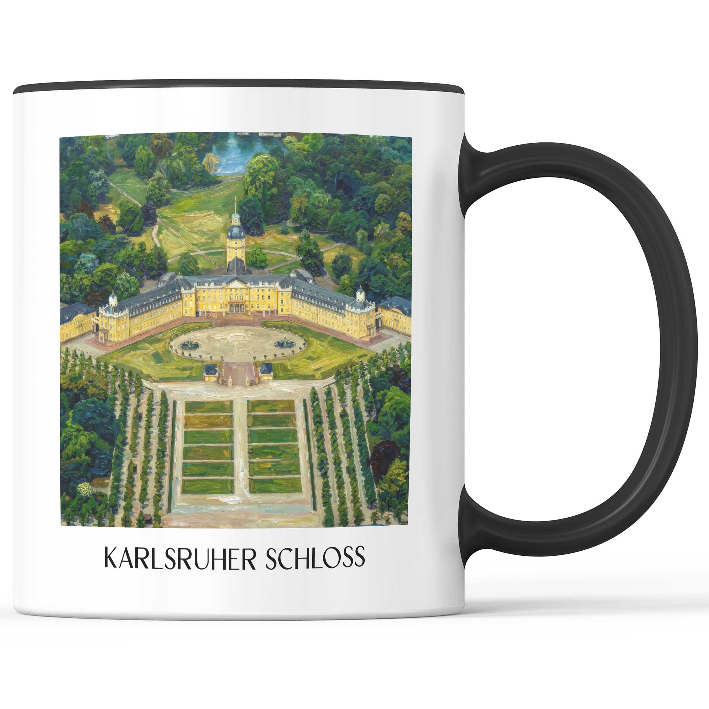 karlsruher-schloss-baden-württemberg-deutschland-kaffeebecher-oil-painting-oelgemaelde