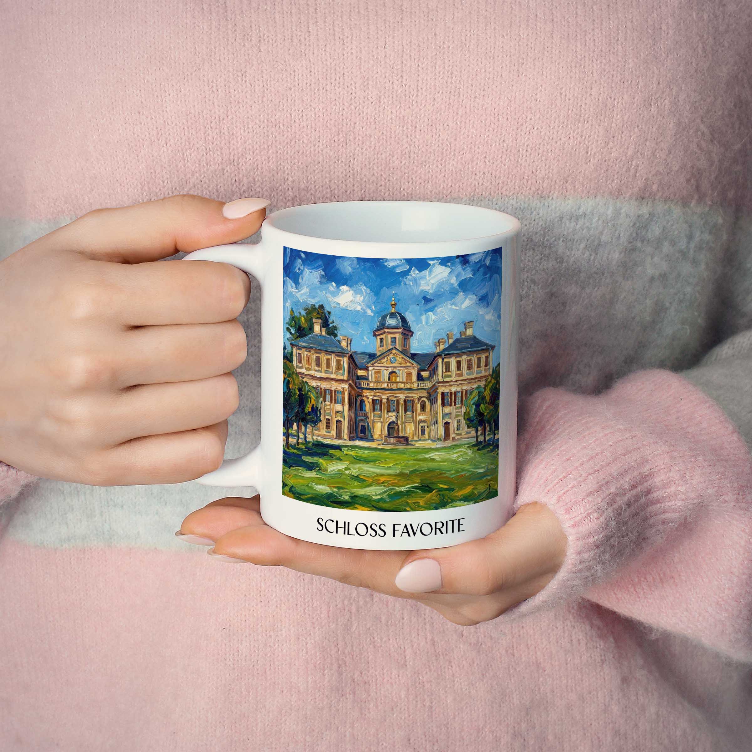 schloss-favorite-rastatt-deutschland-kaffeebecher-oil-painting-oelgemaelde
