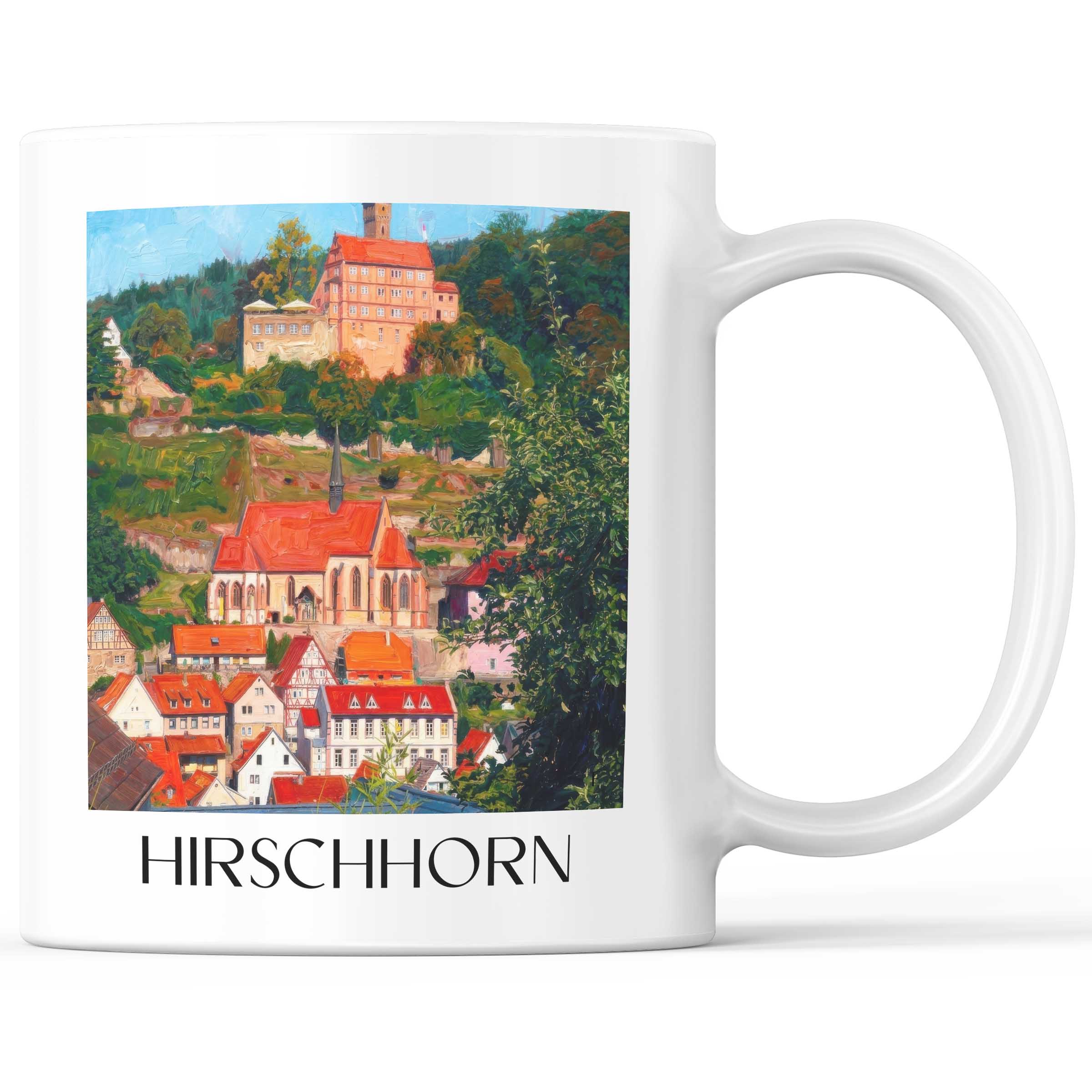 hirschhorn-odenwald-deutschland-kaffeebecher-oil-painting-oelgemaelde