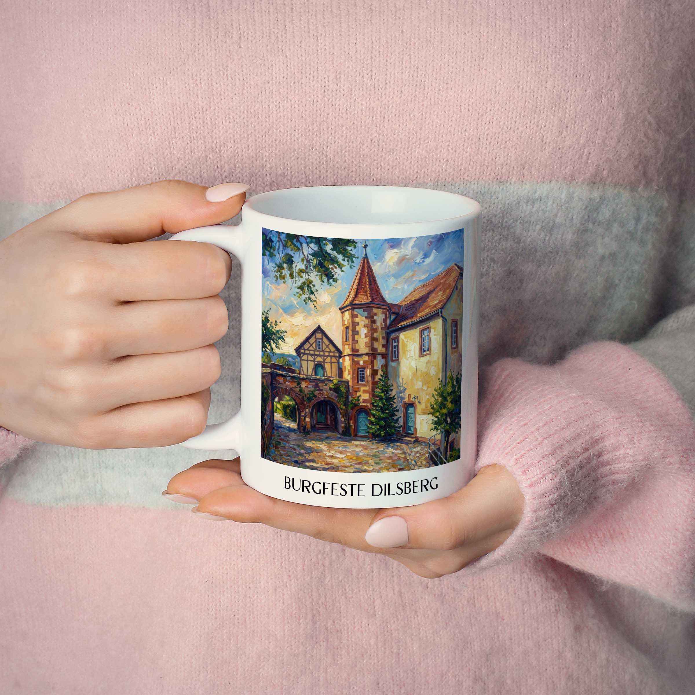 burgfeste-dilsberg-neckargmünd-deutschland-kaffeebecher-oil-painting-oelgemaelde