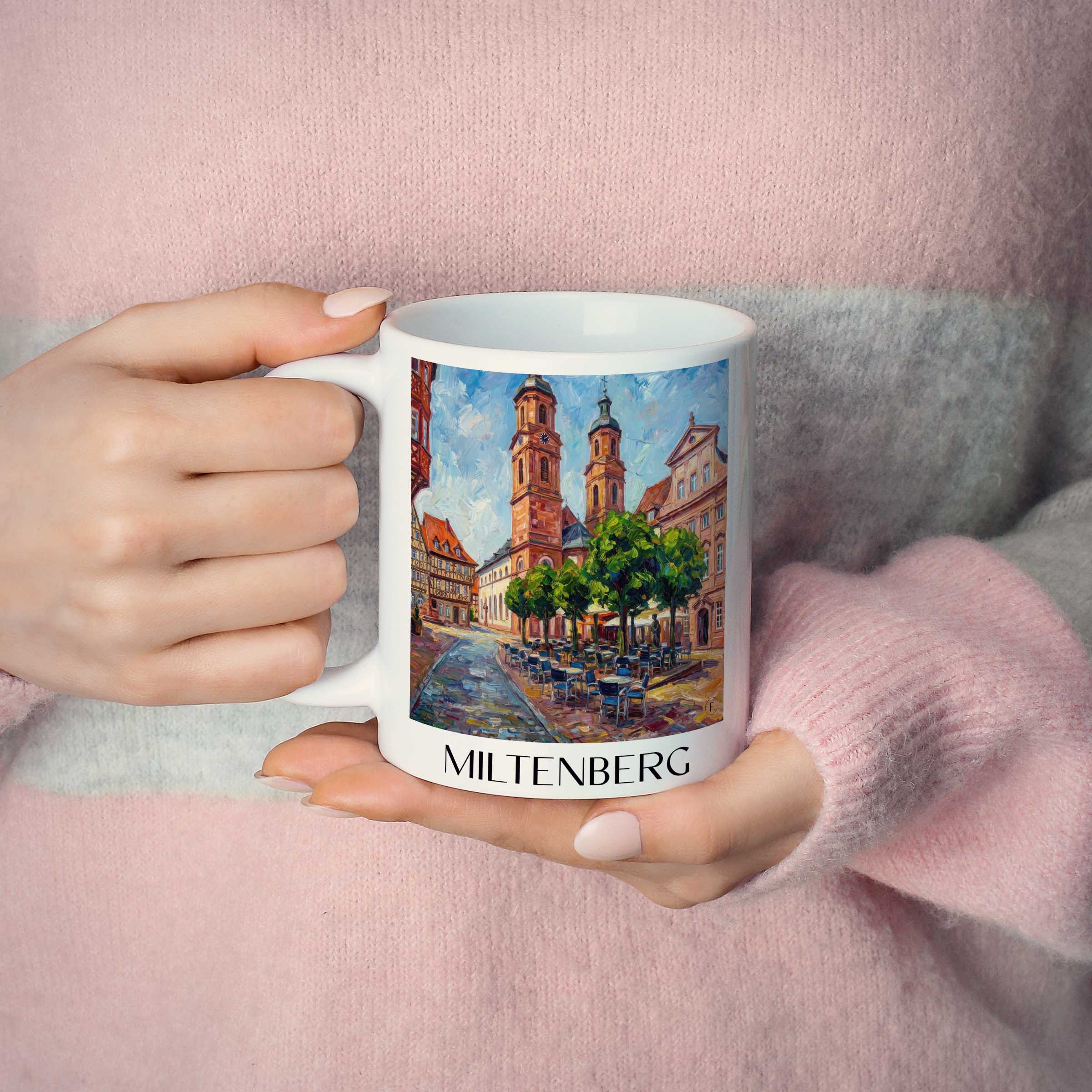 miltenberg-odenwald-deutschland-kaffeebecher-oil-painting-oelgemaelde