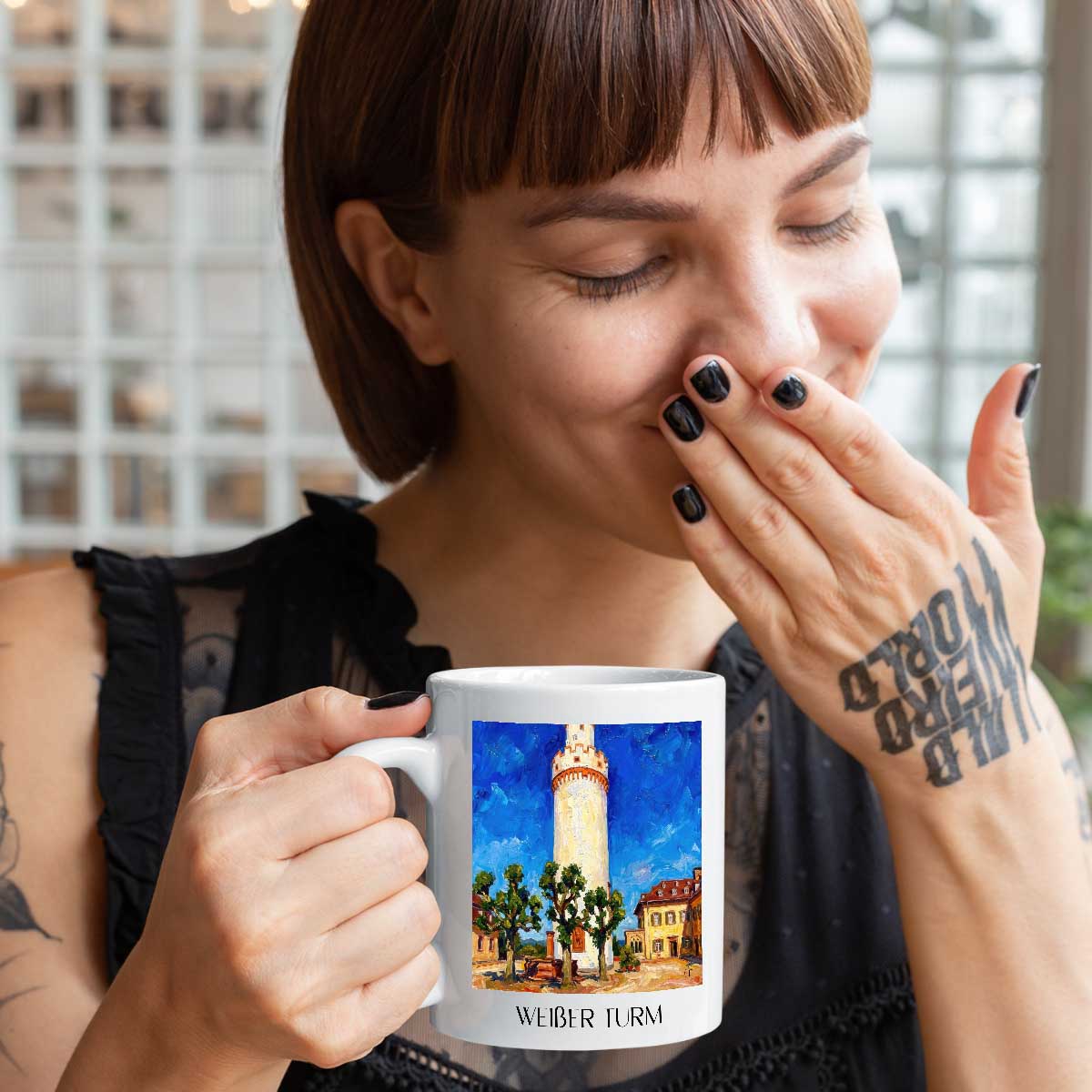weißer-turm-bad-homburg-deutschland-kaffeebecher-oil-painting-oelgemaelde