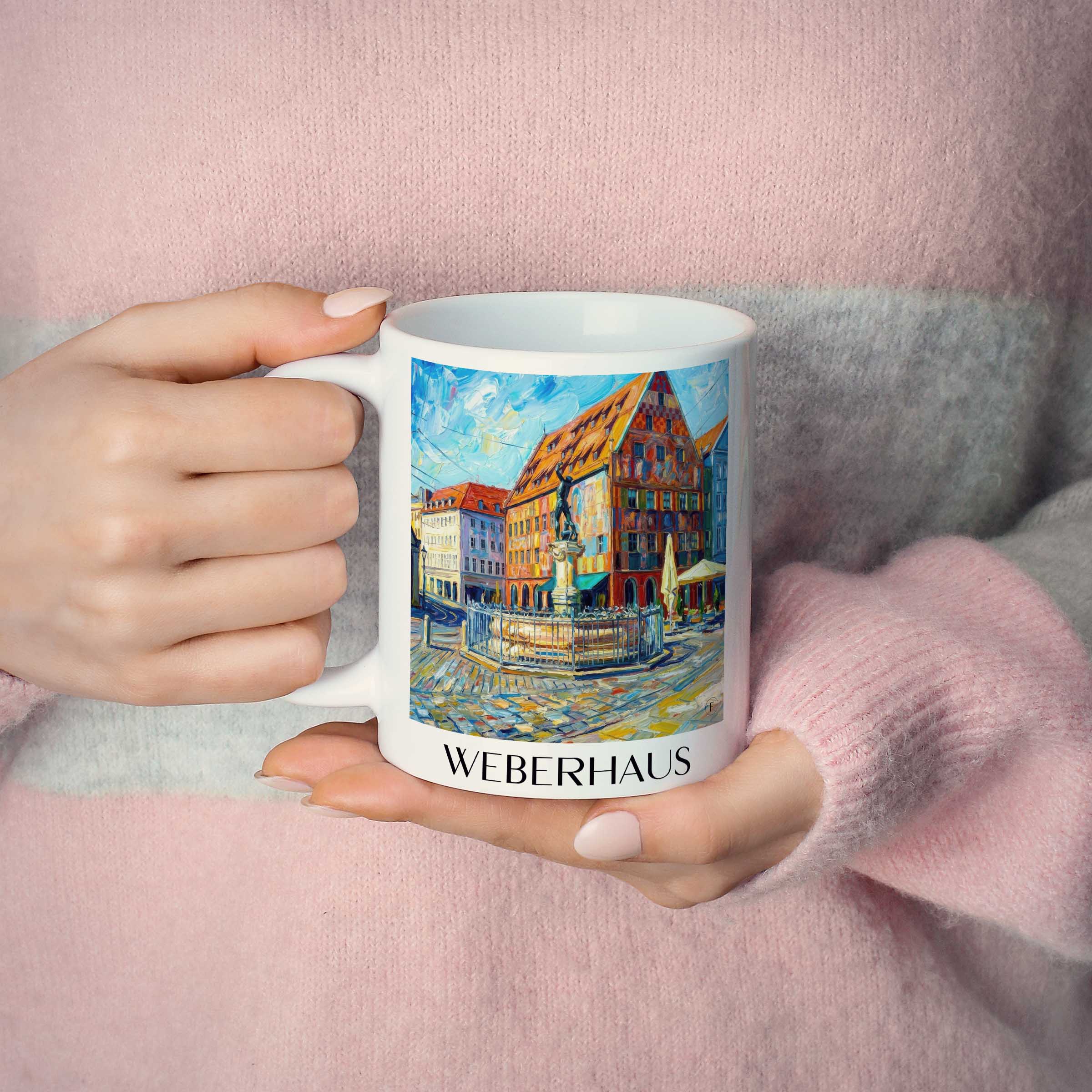 weberhaus-augsburg-deutschland-kaffeebecher-oil-painting-oelgemaelde