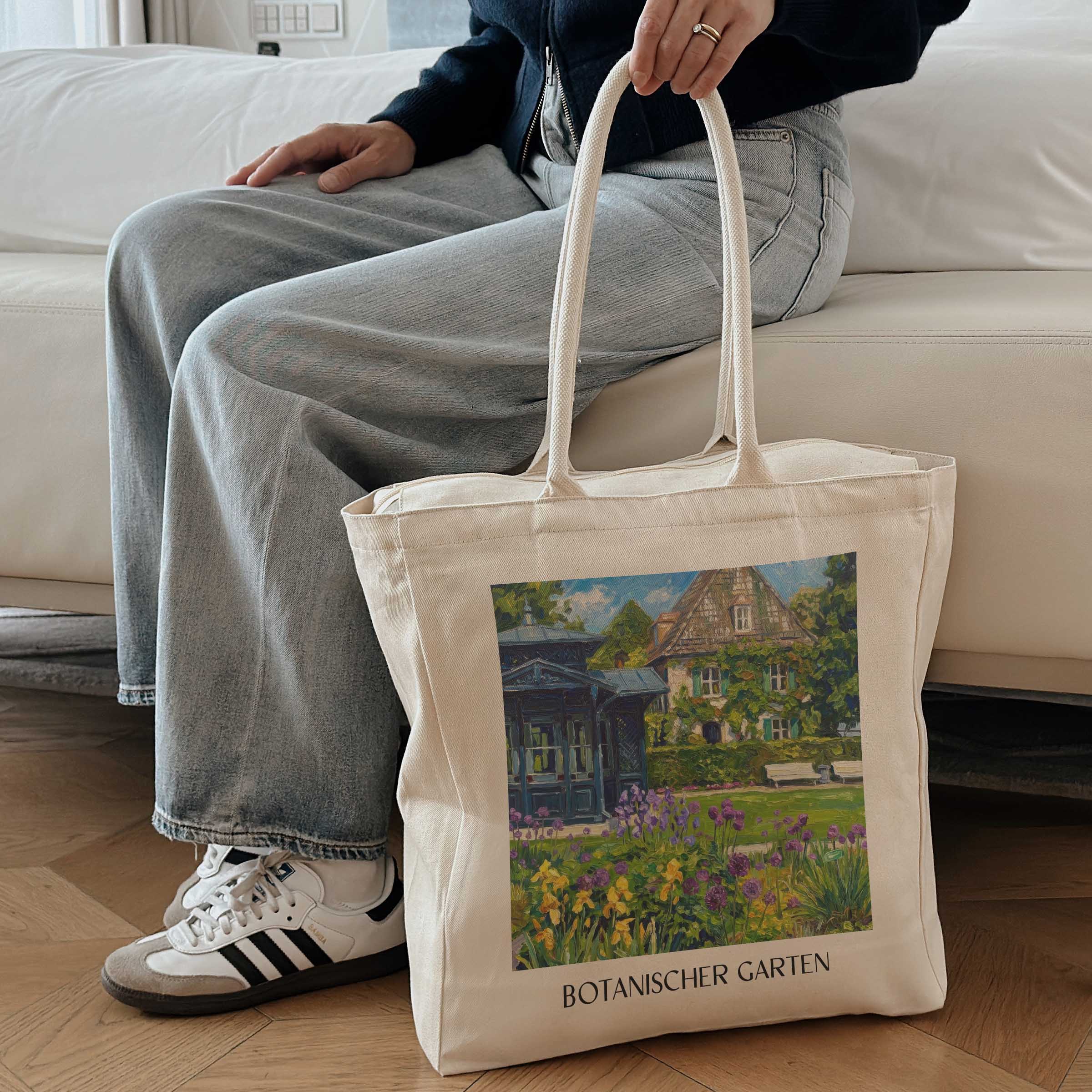 botanischer-garten-augsburg-deutschland-einkaufstasche-oil-painting-oelgemaelde