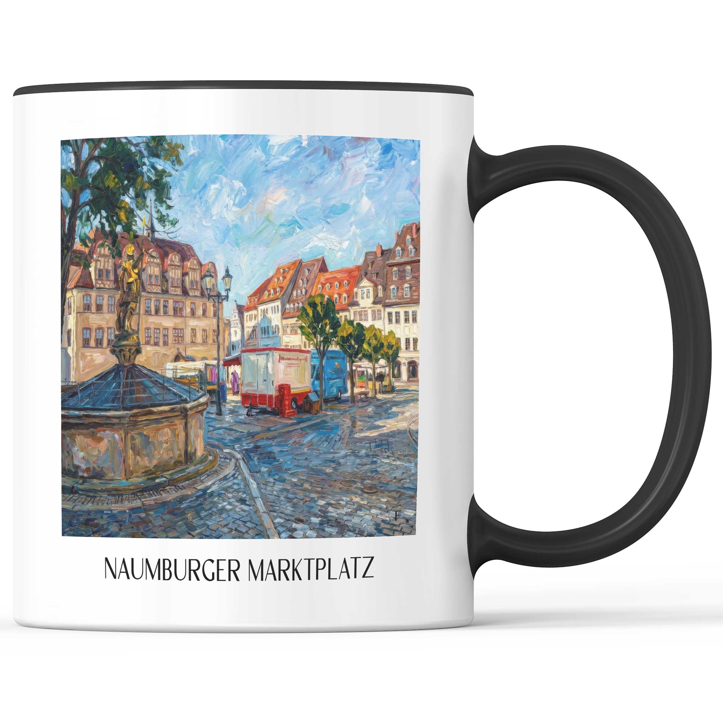 marktplatz-naumburg-deutschland-kaffeebecher-oil-painting-oelgemaelde