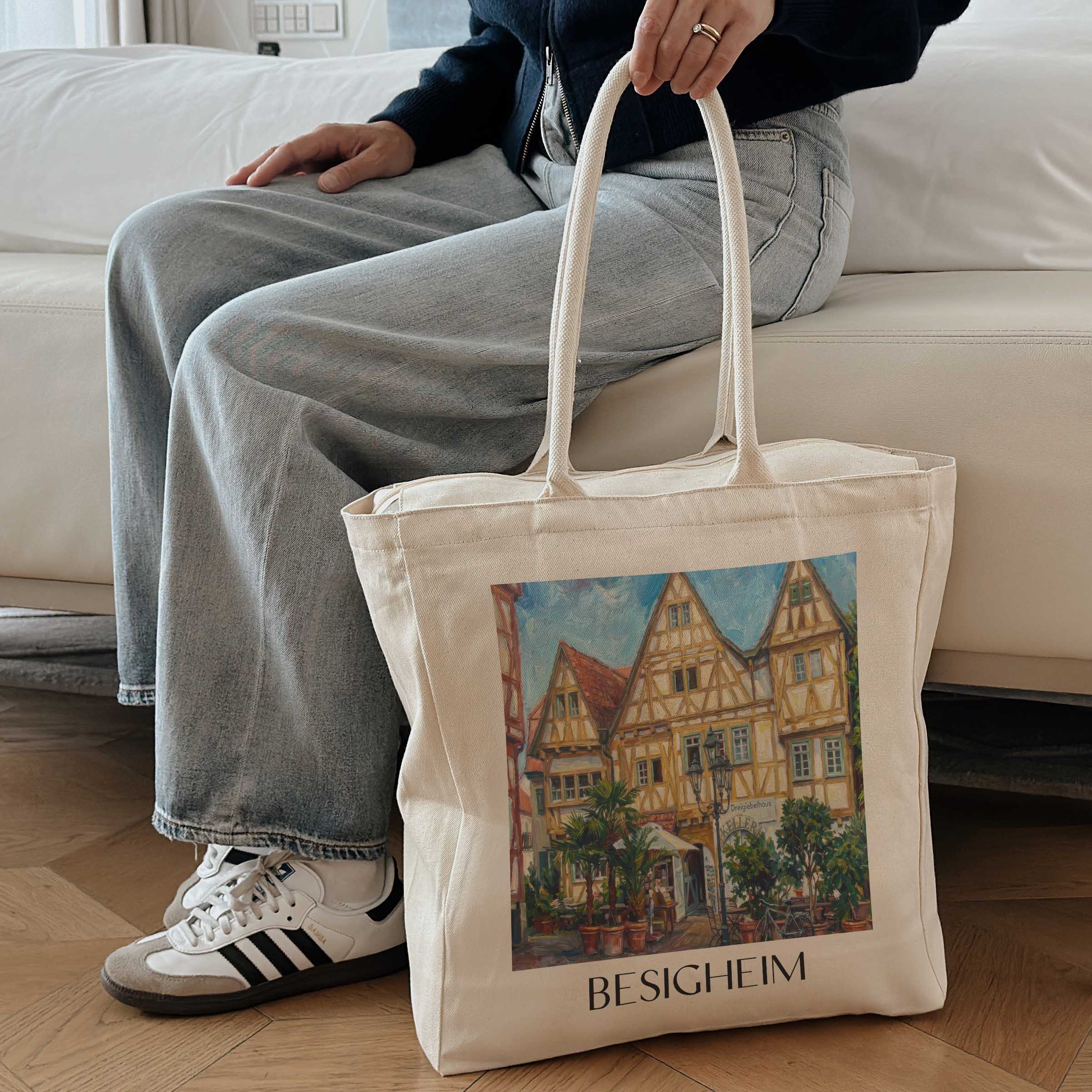 besigheim-neckartal-deutschland-einkaufstasche-oil-painting-oelgemaelde