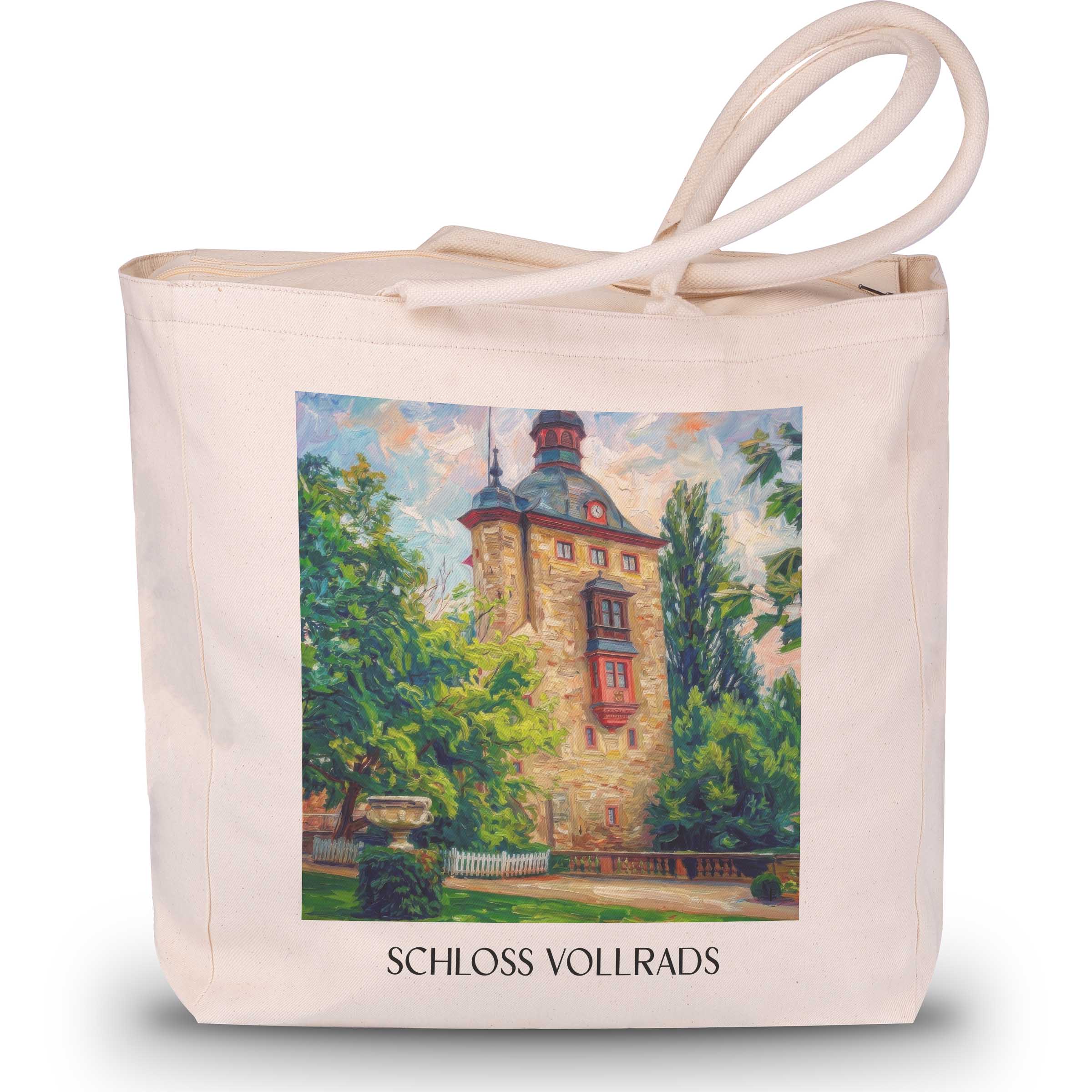 schloss-vollrads-rheingau-deutschland-einkaufstasche-oil-painting-oelgemaelde