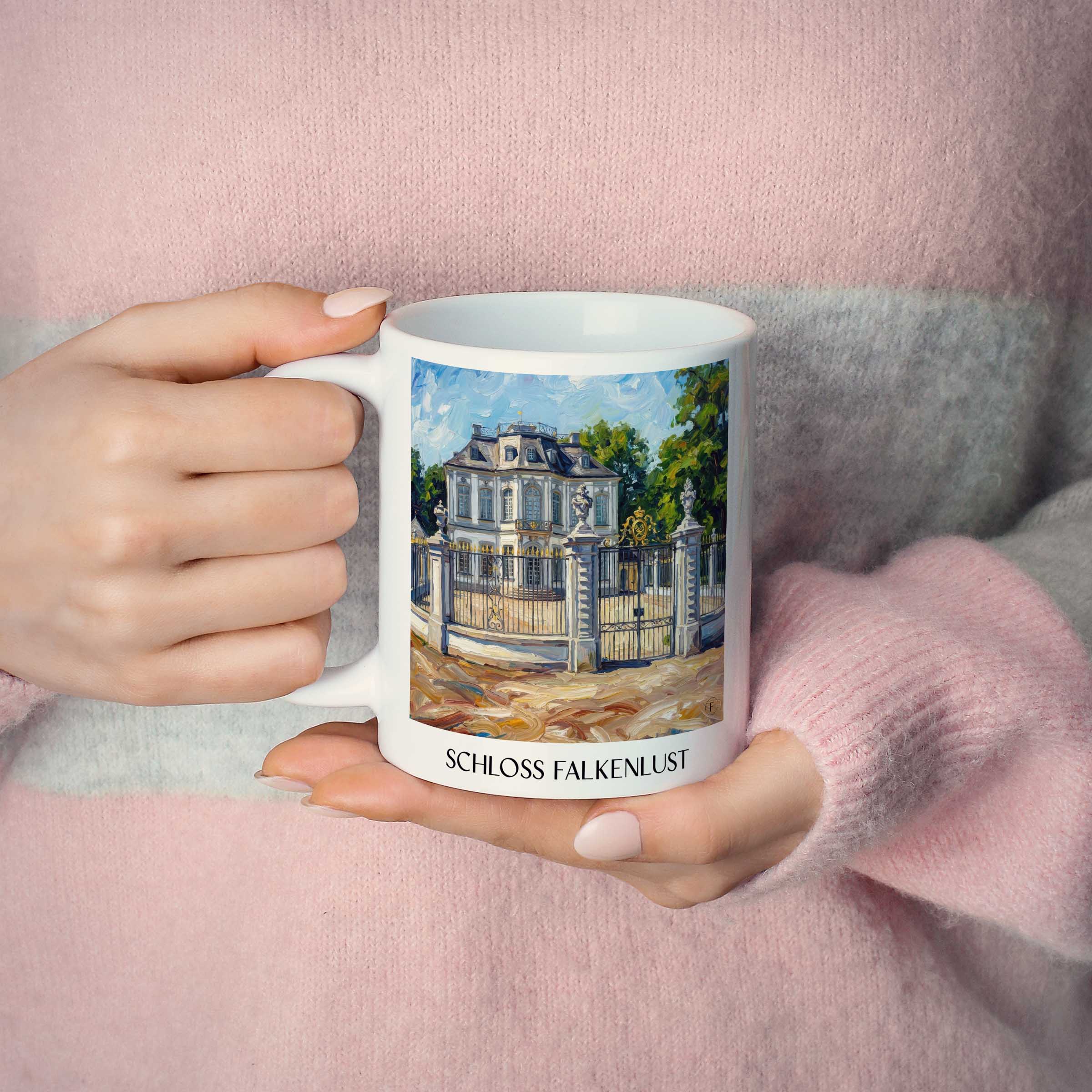 schloss-falkenlust-brühl-deutschland-kaffeebecher-oil-painting-oelgemaelde