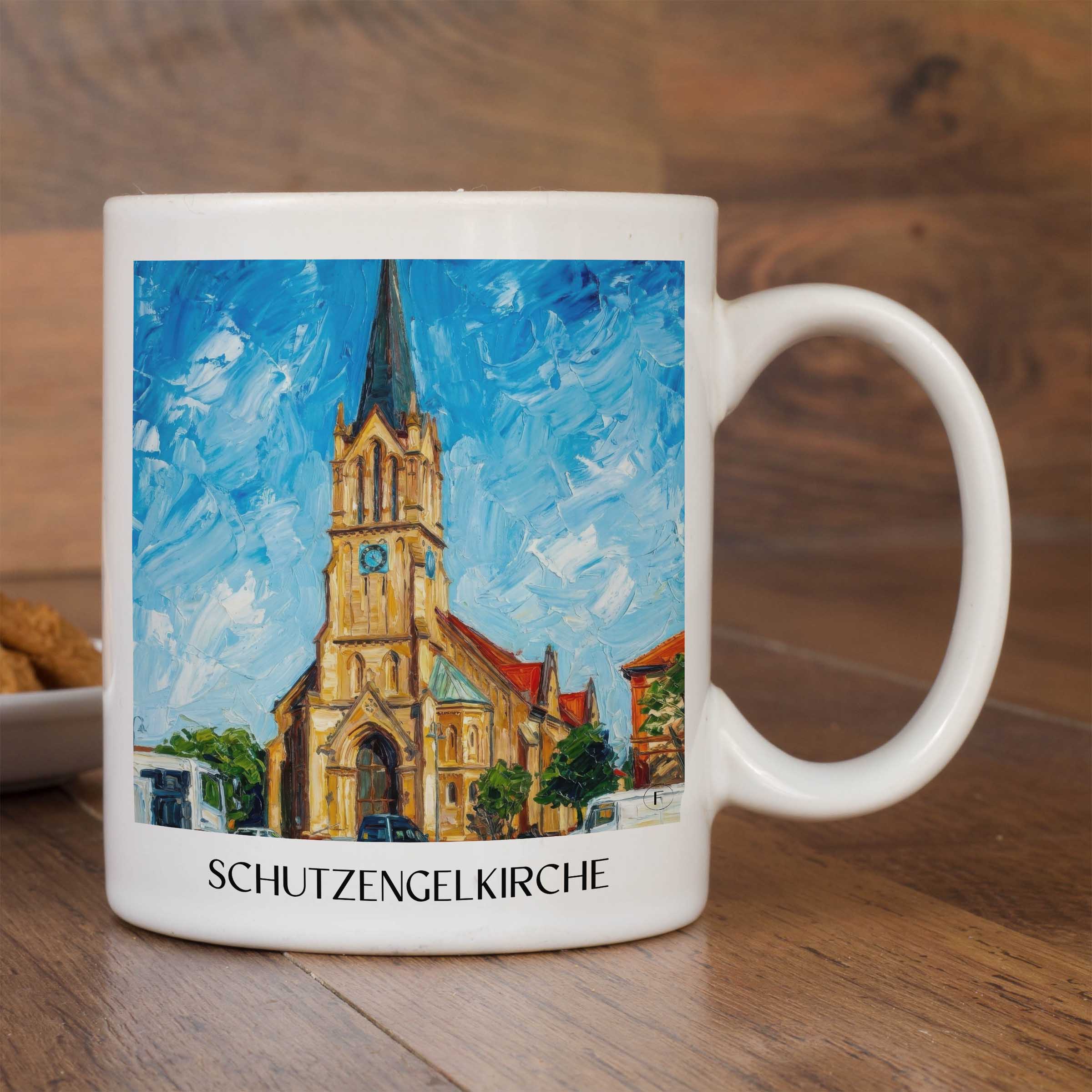 schutzengelkirche-brühl-deutschland-kaffeebecher-oil-painting-oelgemaelde