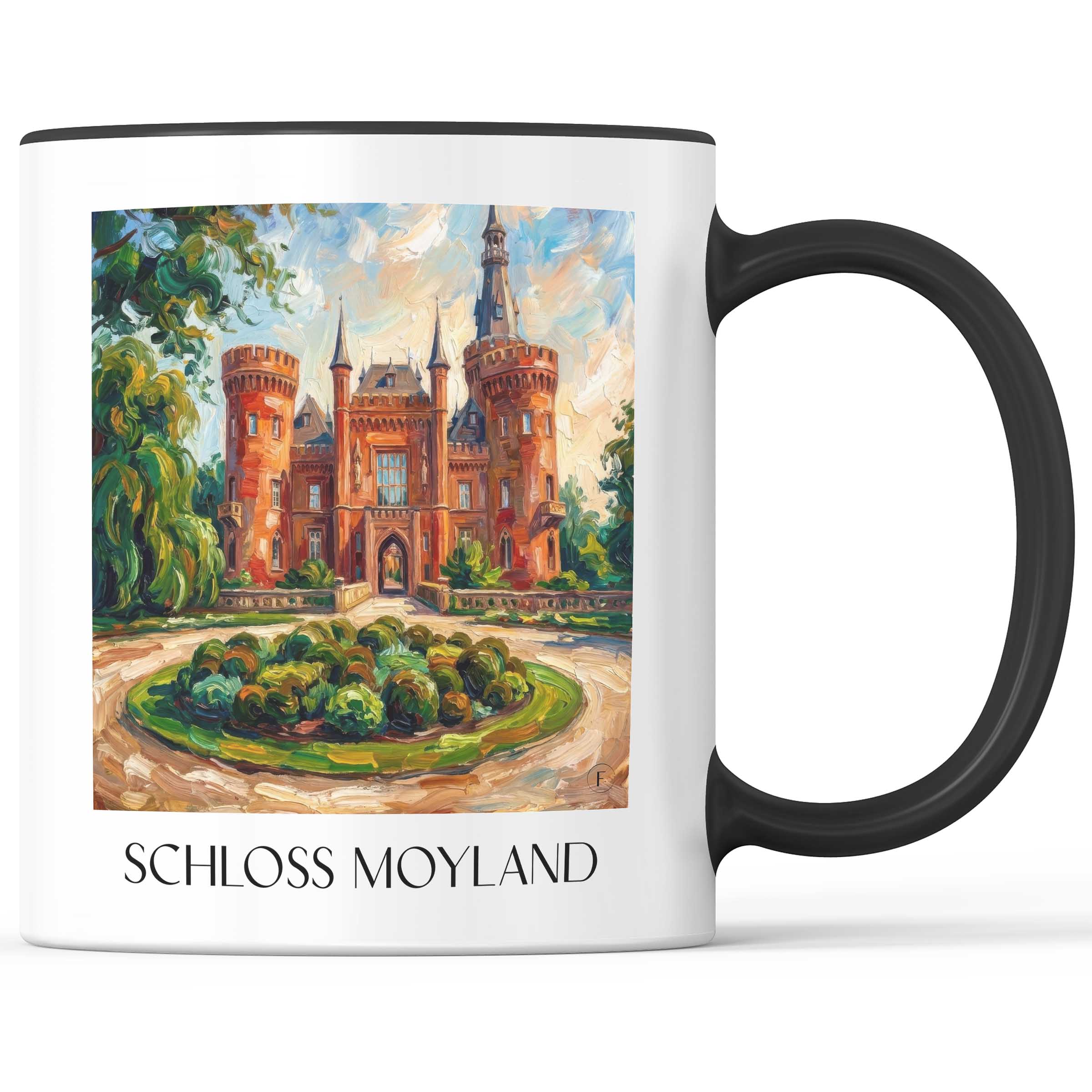 schloss-moyland-niederrhein-deutschland-kaffeebecher-oil-painting-oelgemaelde