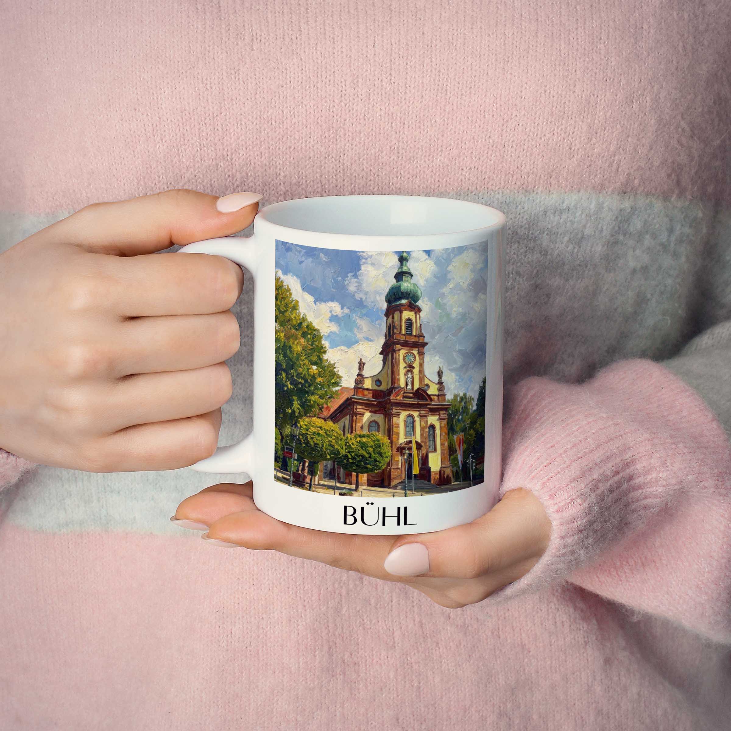 bühl-schwarzwald-deutschland-kaffeebecher-oil-painting-oelgemaelde