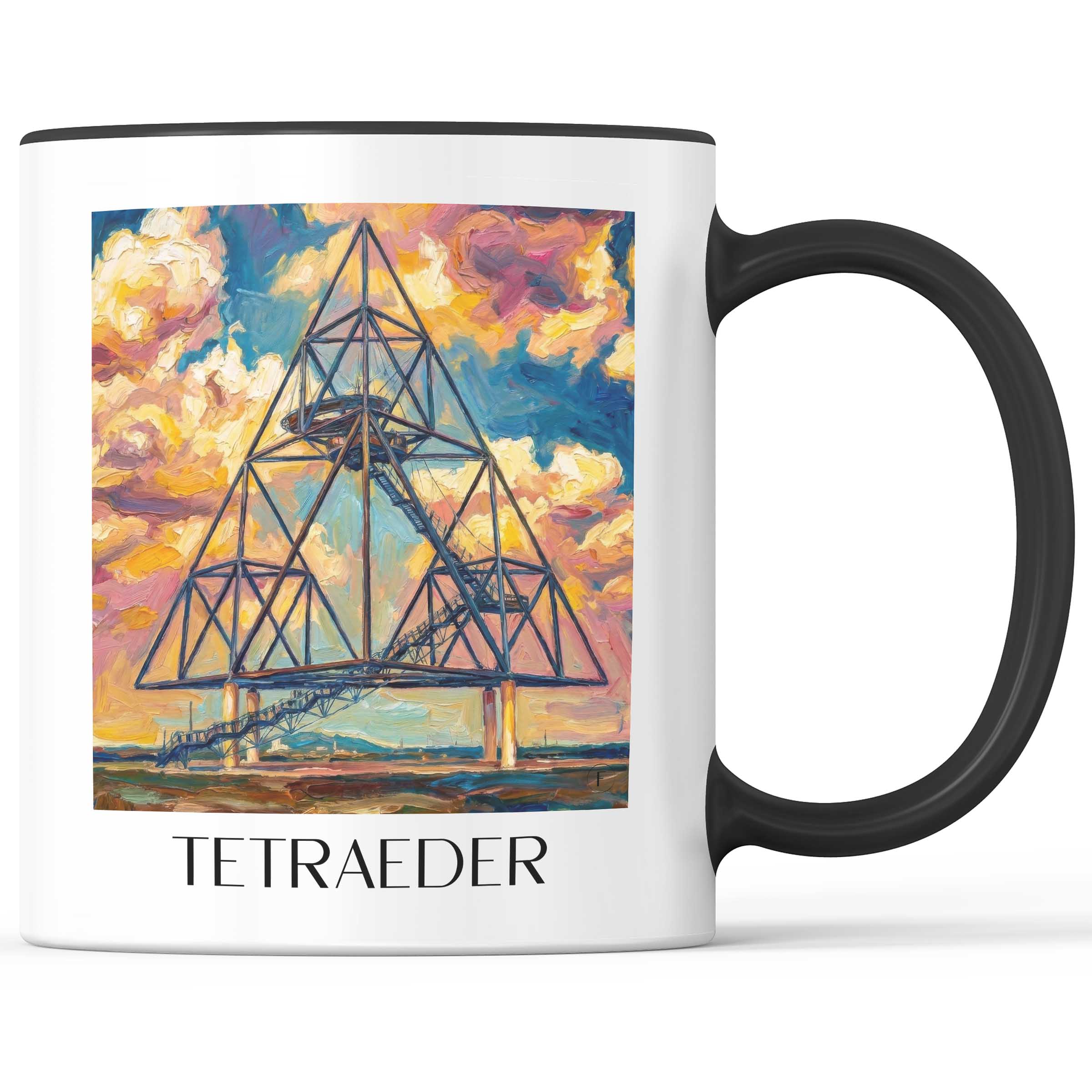 tetraeder-bottrop-deutschland-kaffeebecher-oil-painting-oelgemaelde