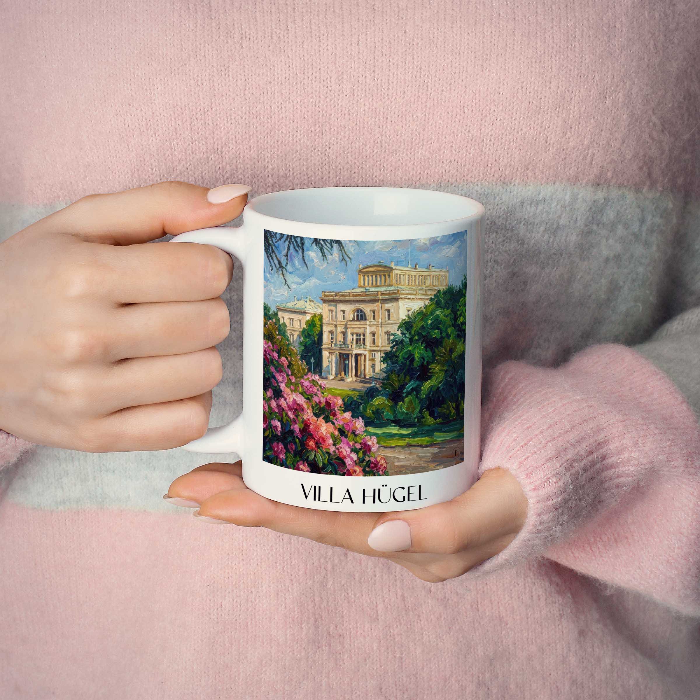 villa-hügel-essen-deutschland-kaffeebecher-oil-painting-oelgemaelde