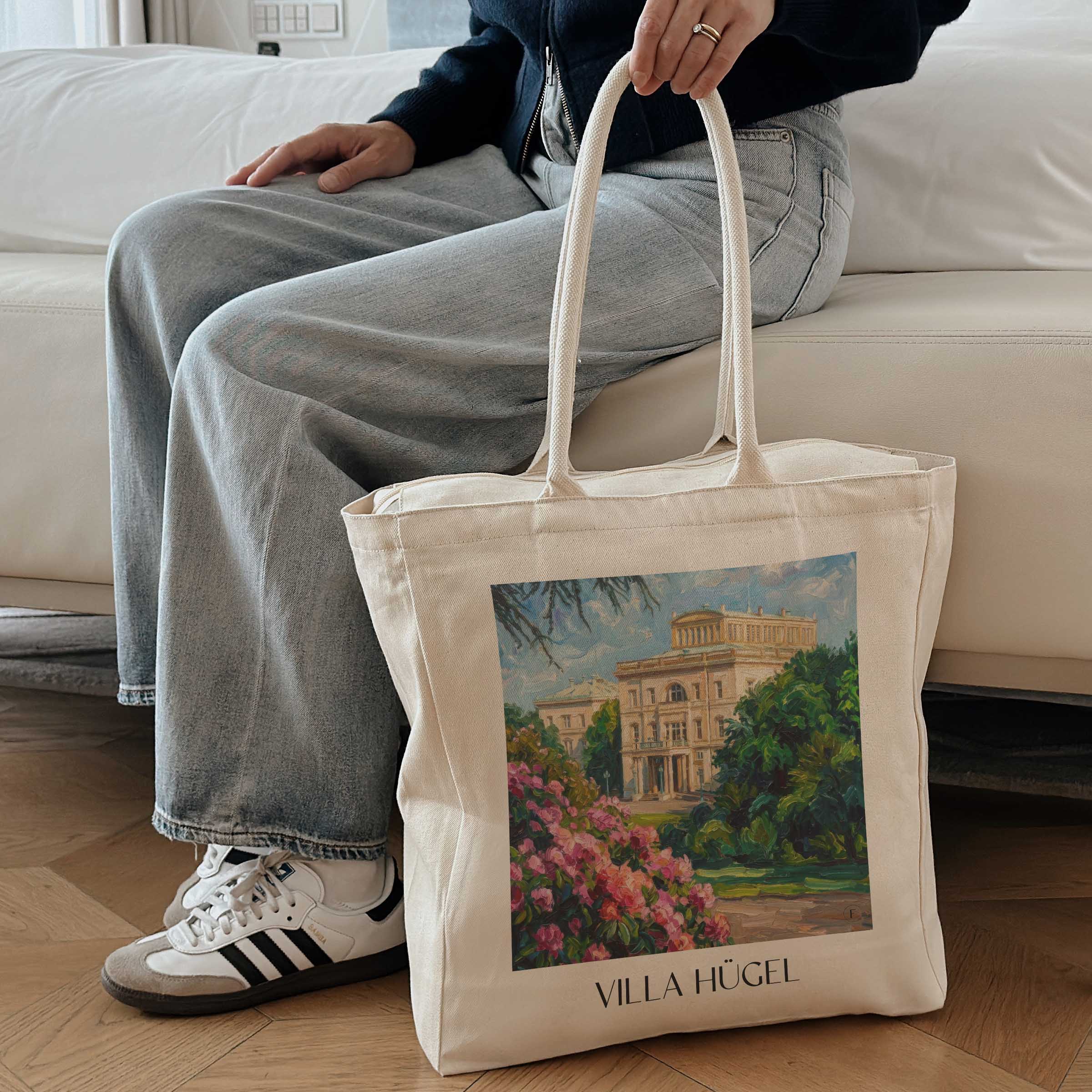 villa-hügel-essen-deutschland-einkaufstasche-oil-painting-oelgemaelde
