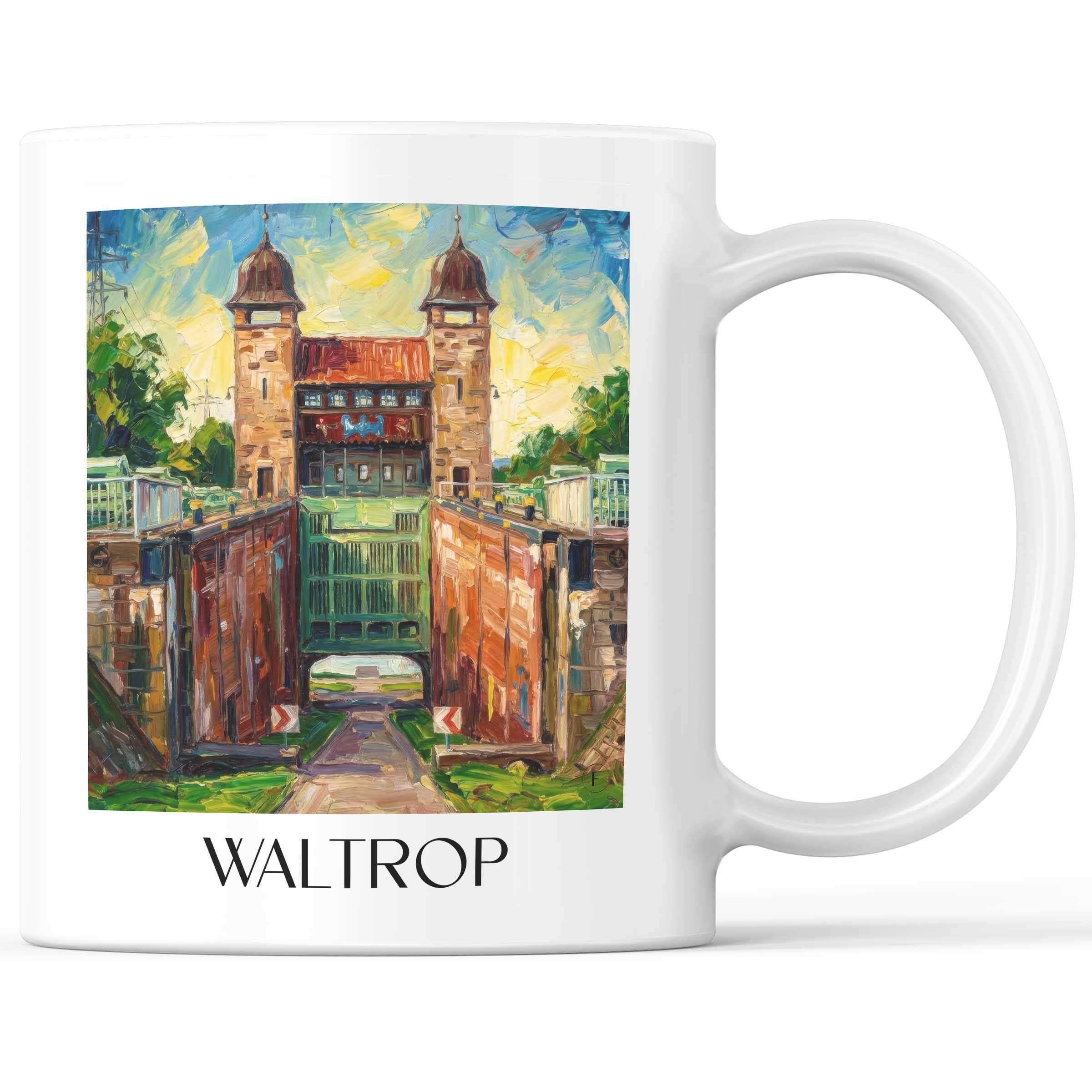 waltrop-ruhrgebiet-deutschland-kaffeebecher-oil-painting-oelgemaelde