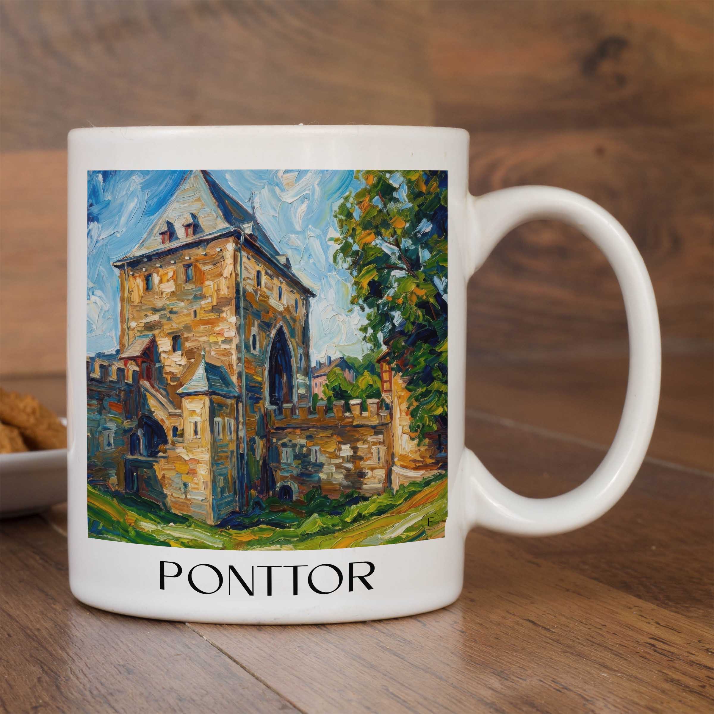 ponttor-aachen-deutschland-kaffeebecher-oil-painting-oelgemaelde