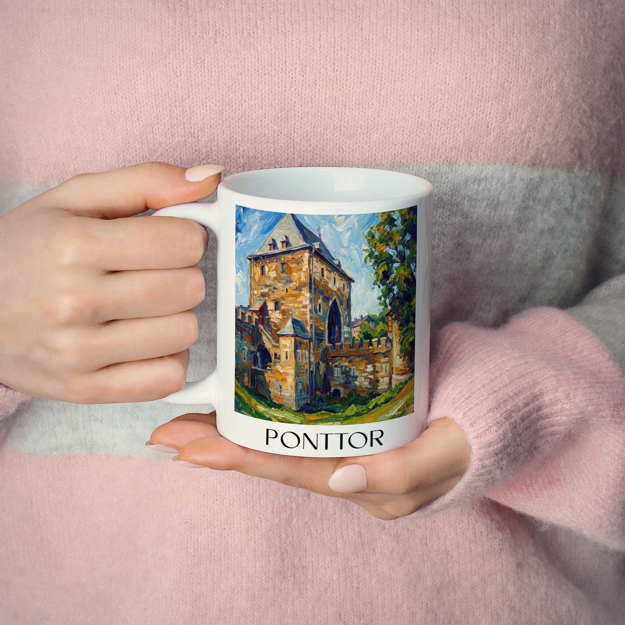 ponttor-aachen-deutschland-kaffeebecher-oil-painting-oelgemaelde