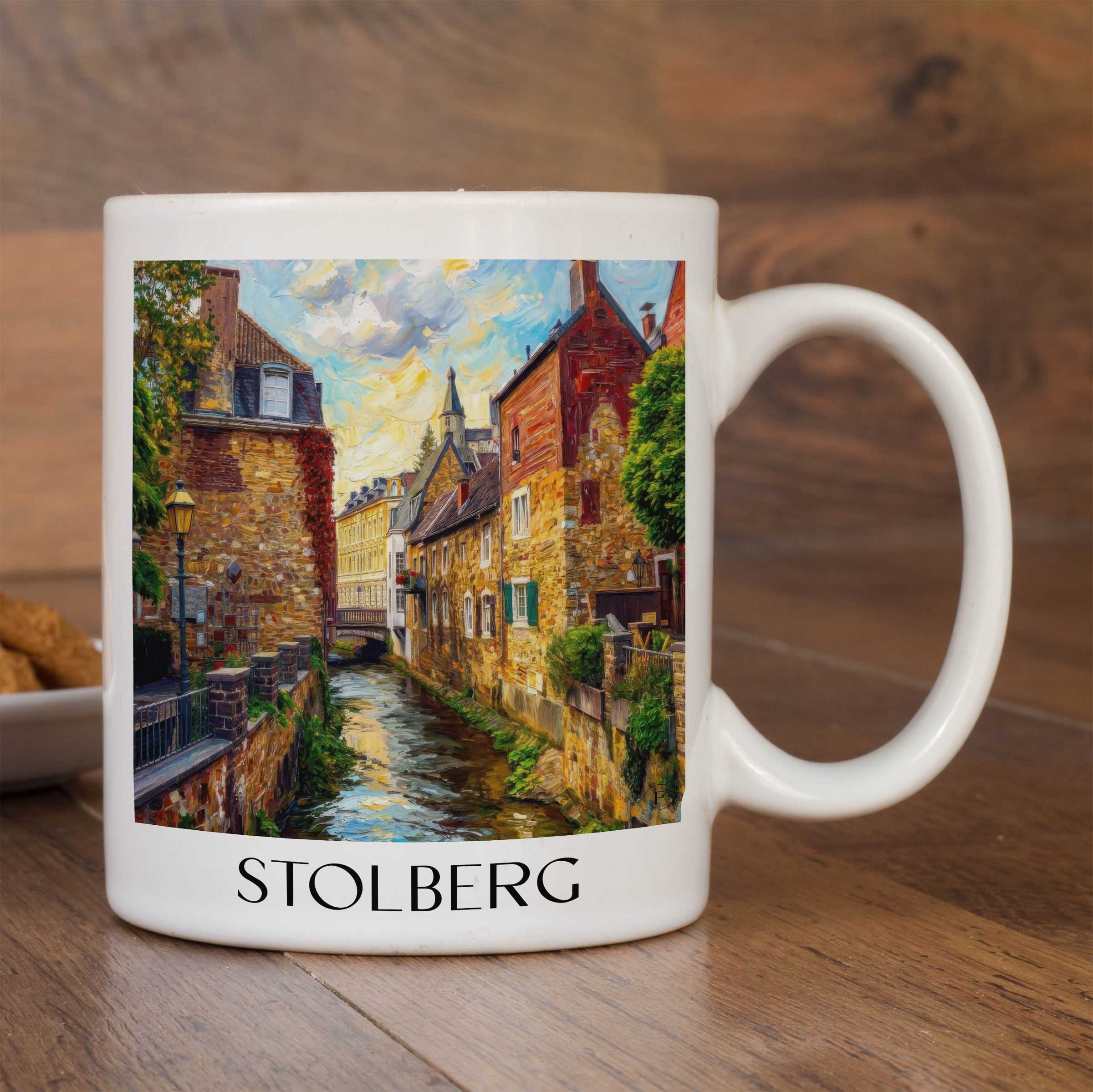 stolberg-rheinland-deutschland-kaffeebecher-oil-painting-oelgemaelde