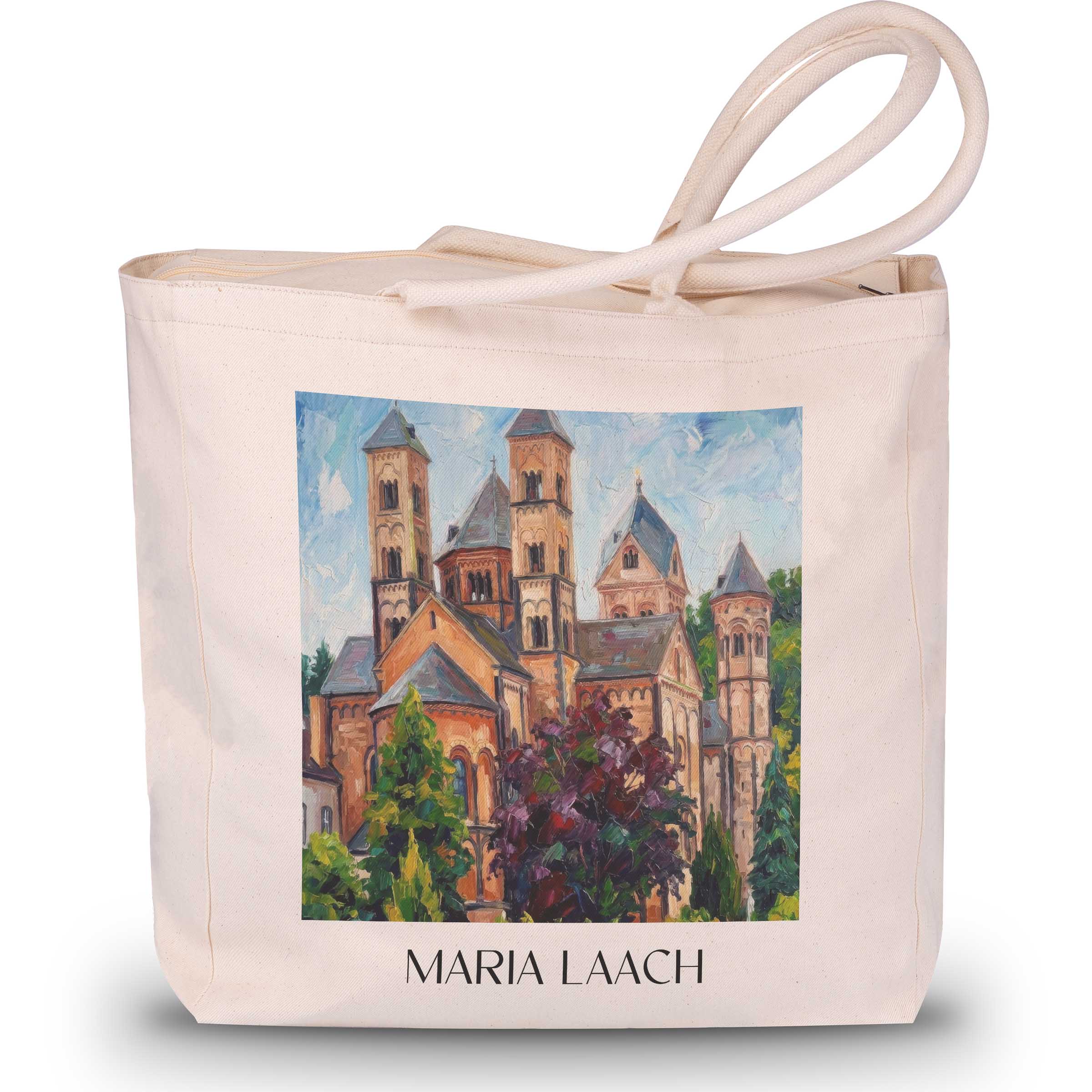 maria-laach-eifel-deutschland-einkaufstasche-oil-painting-oelgemaelde