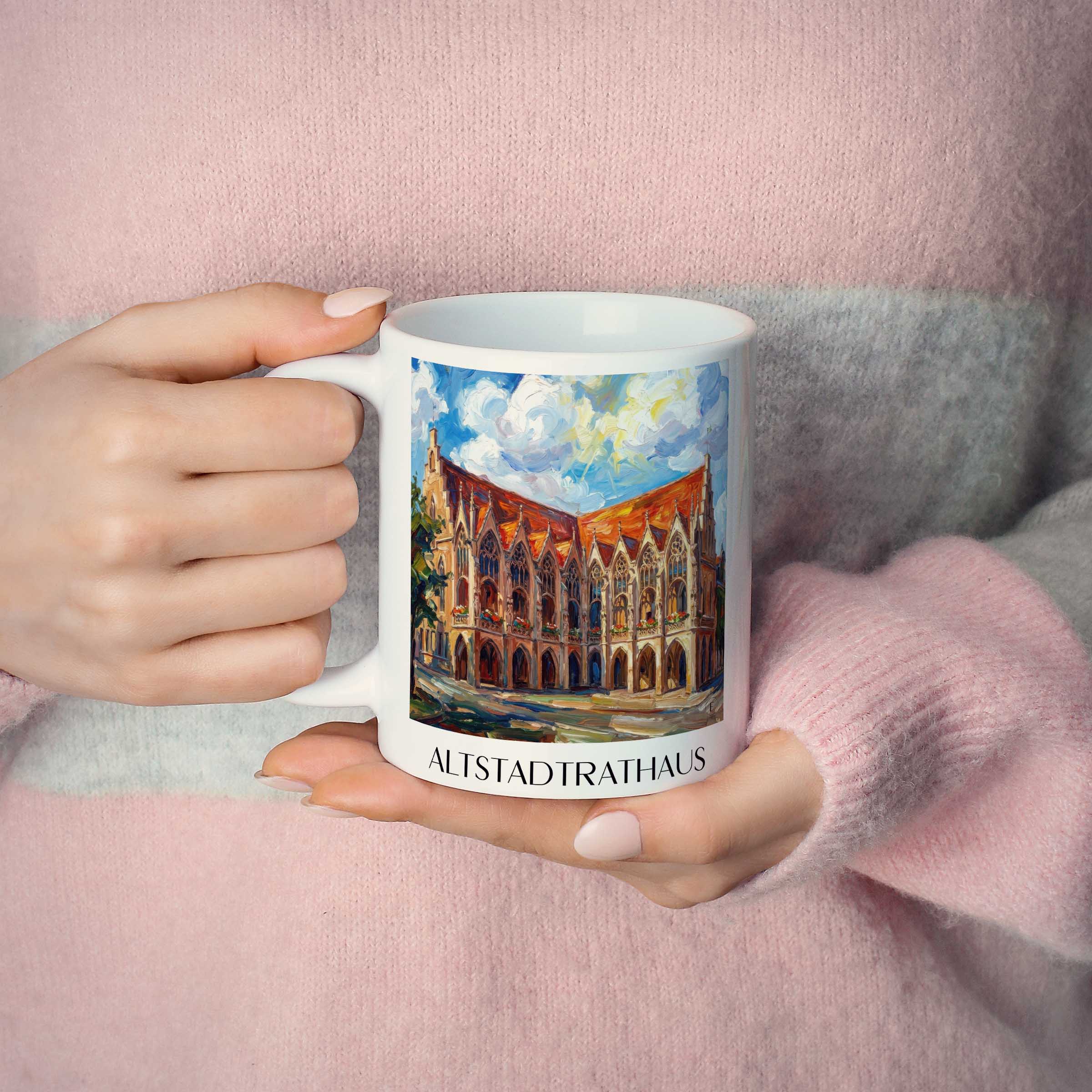 altstadtrathaus-braunschweig-deutschland-kaffeebecher-oil-painting-oelgemaelde