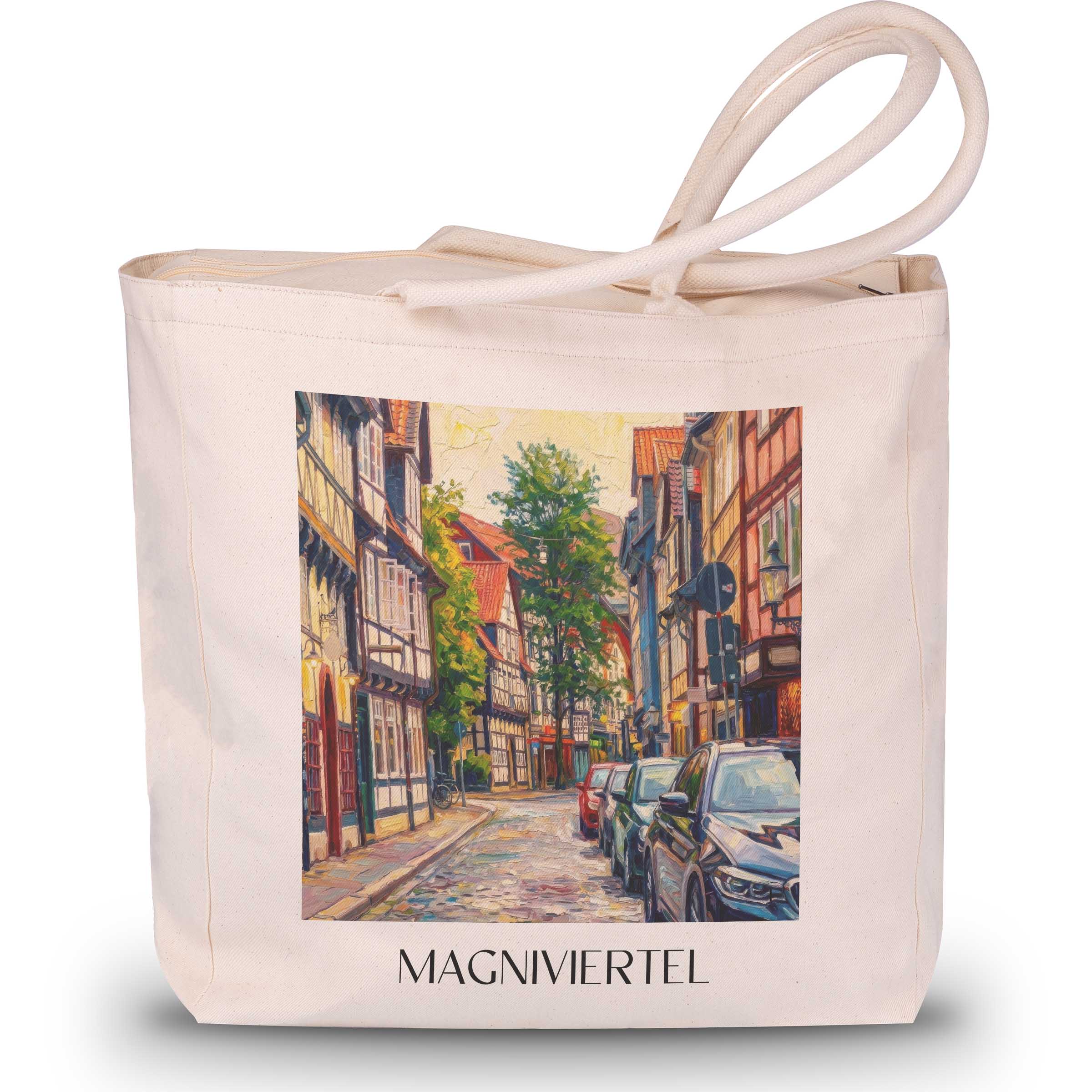 magniviertel-braunschweig-deutschland-einkaufstasche-oil-painting-oelgemaelde