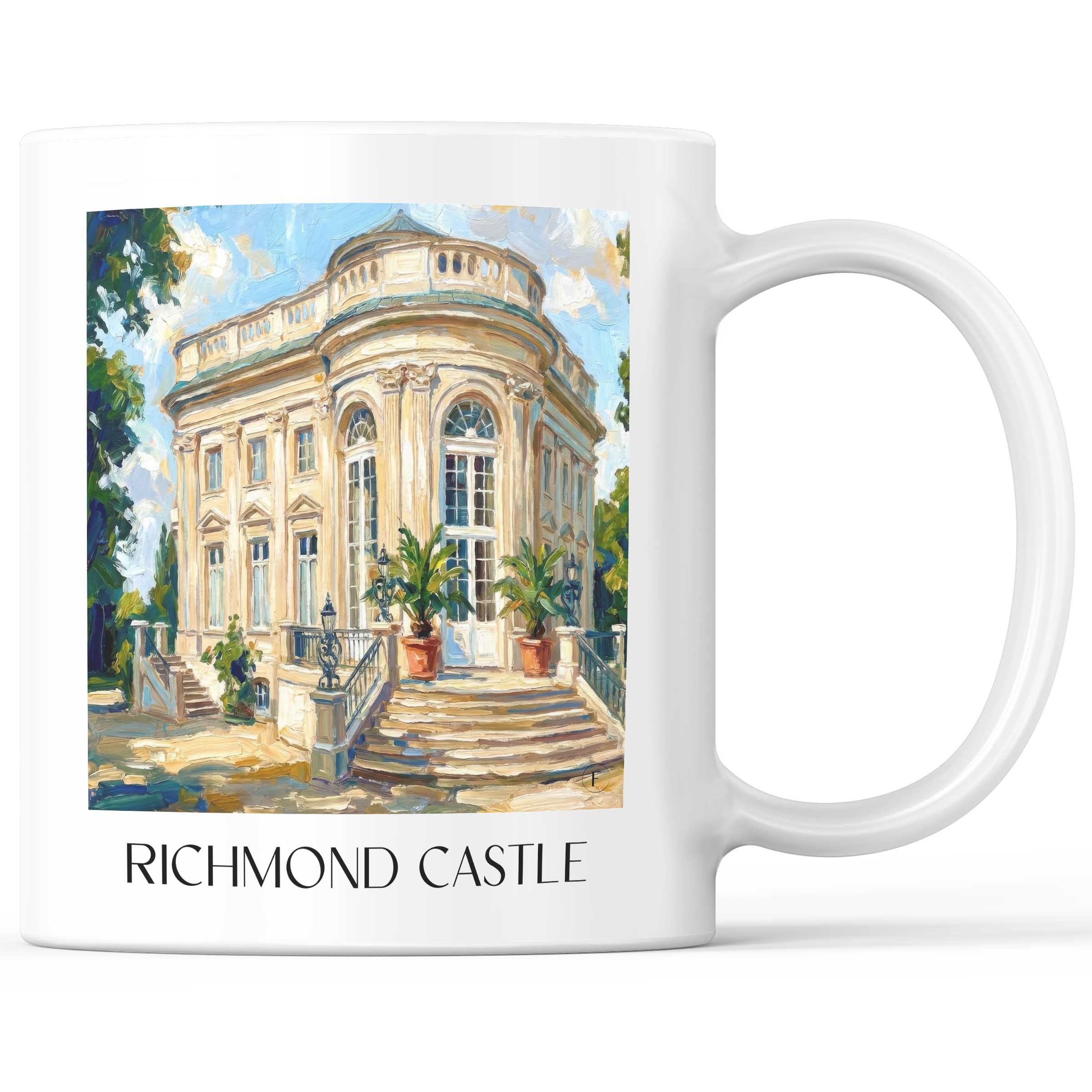 Schloss Richmond Kaffeebecher - Braunschweig - Deutschland Becher - Kaffeetasse im Ölgemälde Stil