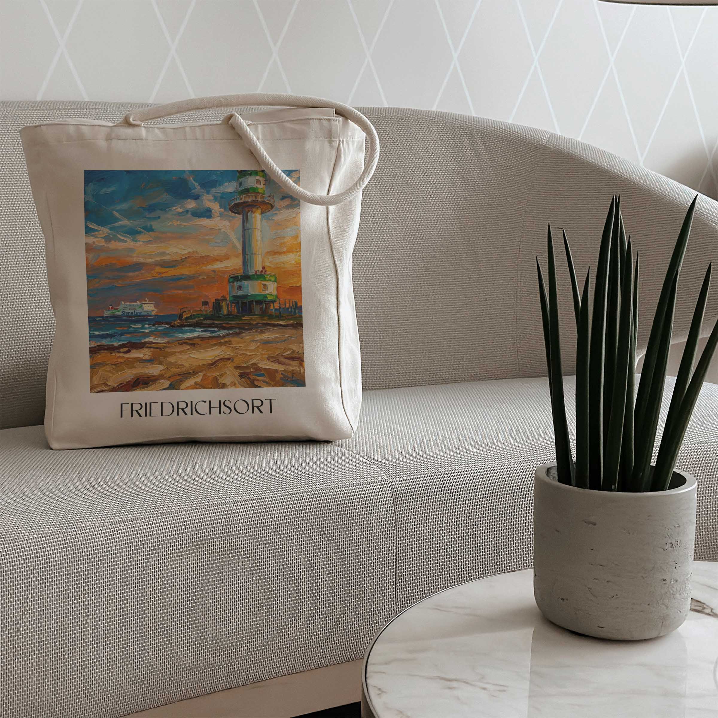 friedrichsort-kiel-deutschland-einkaufstasche-oil-painting-oelgemaelde