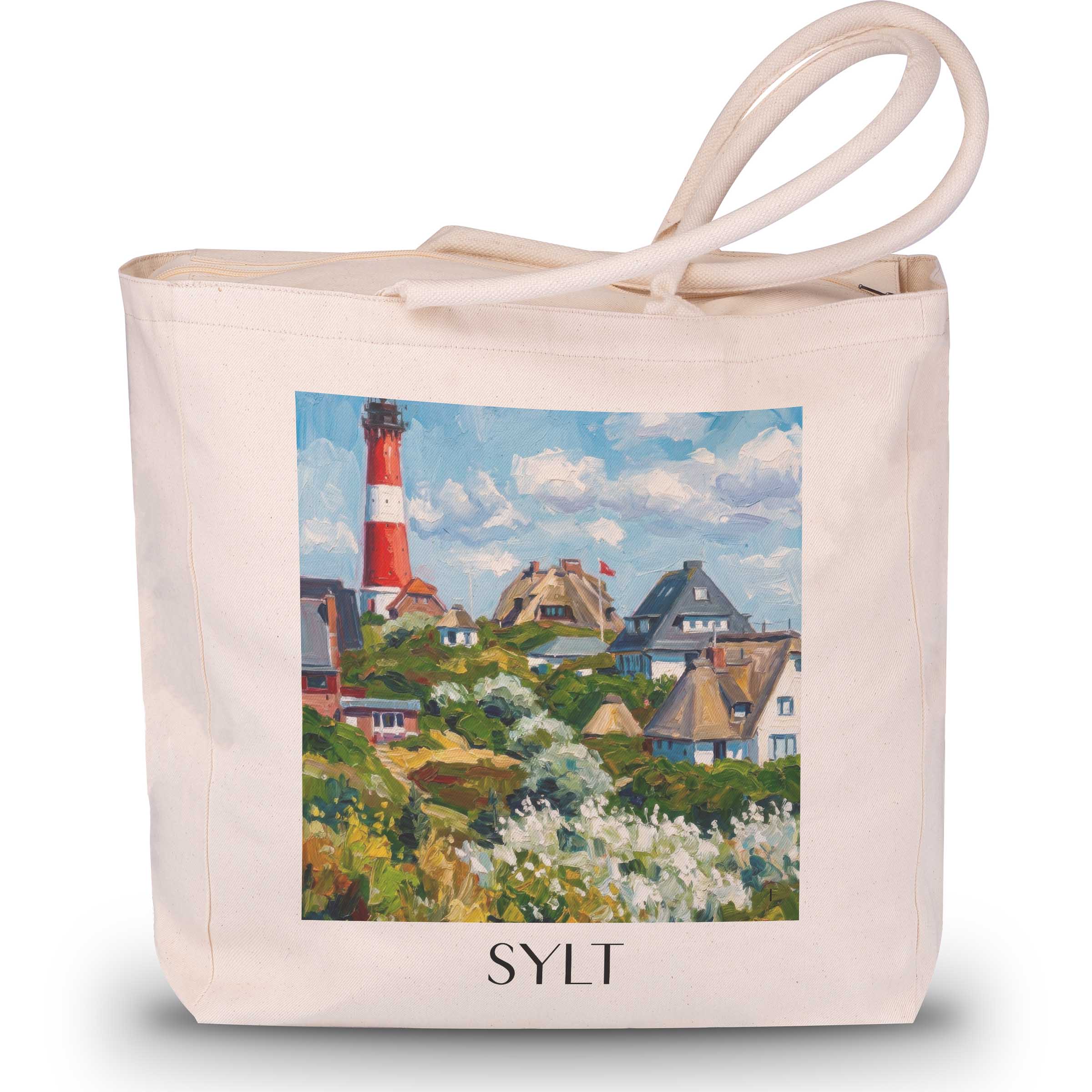 sylt-westerland-deutschland-einkaufstasche-oil-painting-oelgemaelde