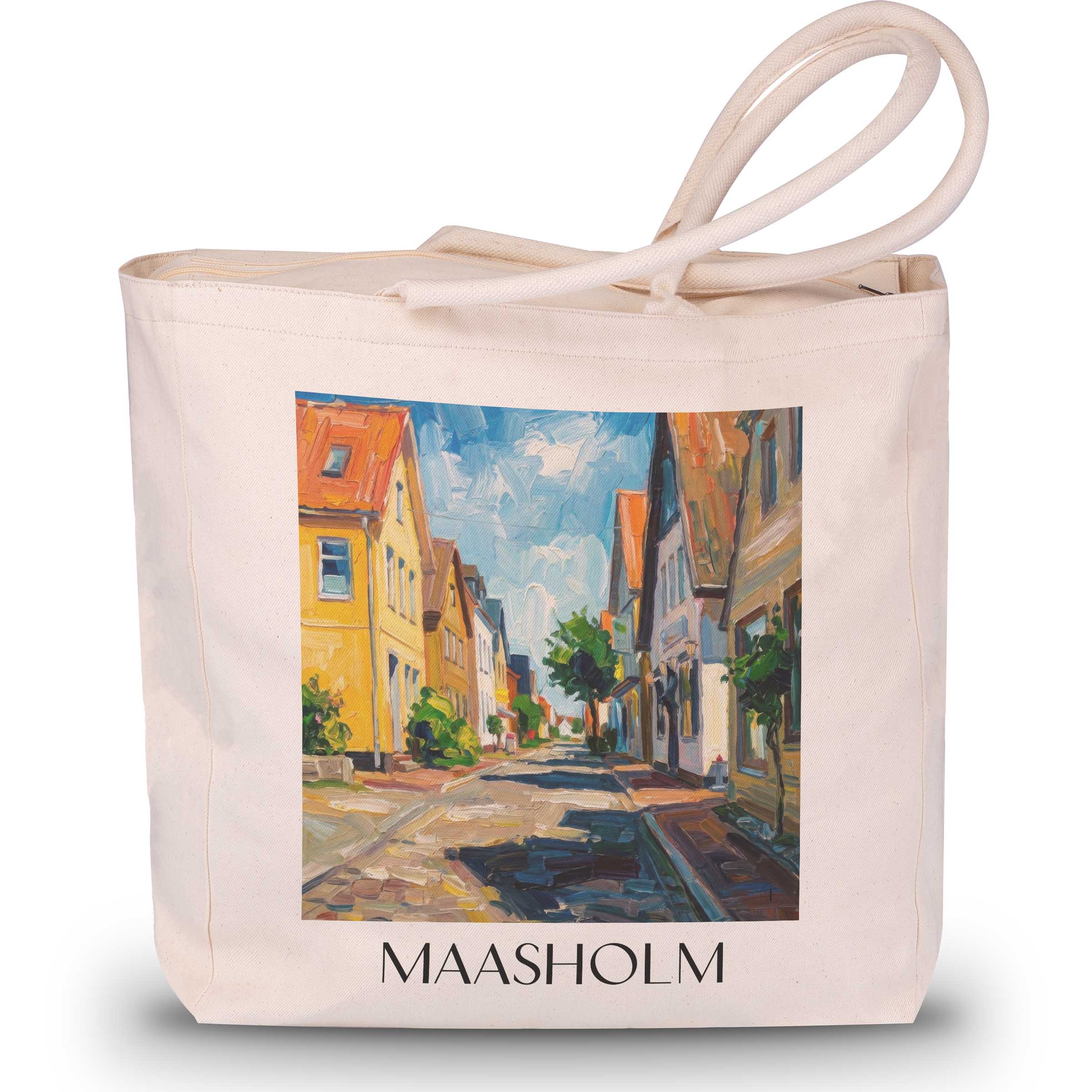 maasholm-schleswig-deutschland-einkaufstasche-oil-painting-oelgemaelde